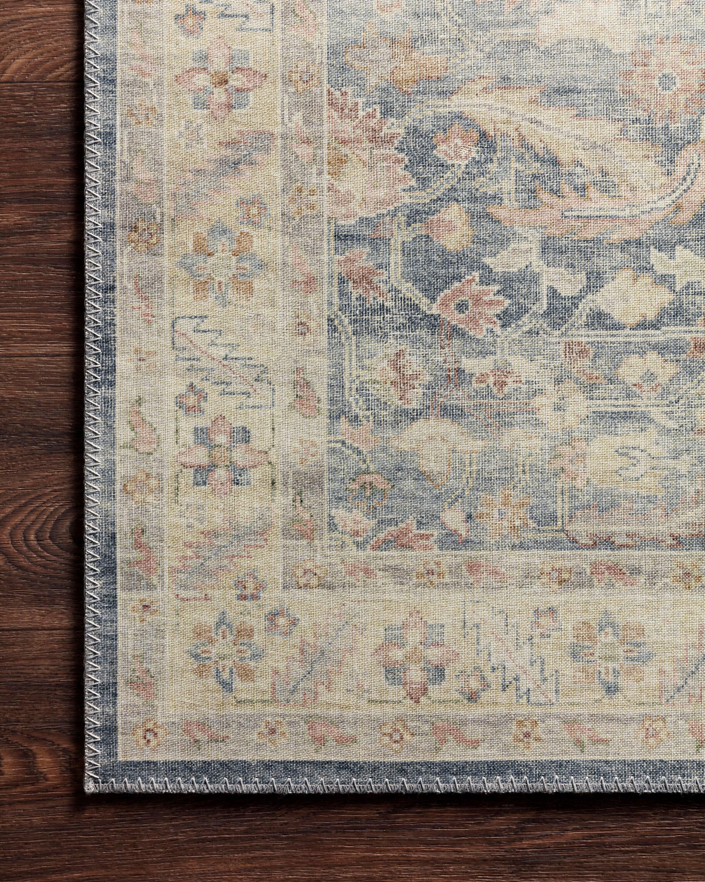 Loloi II Hathaway Printed Oriental Denim / Multi Area Rug