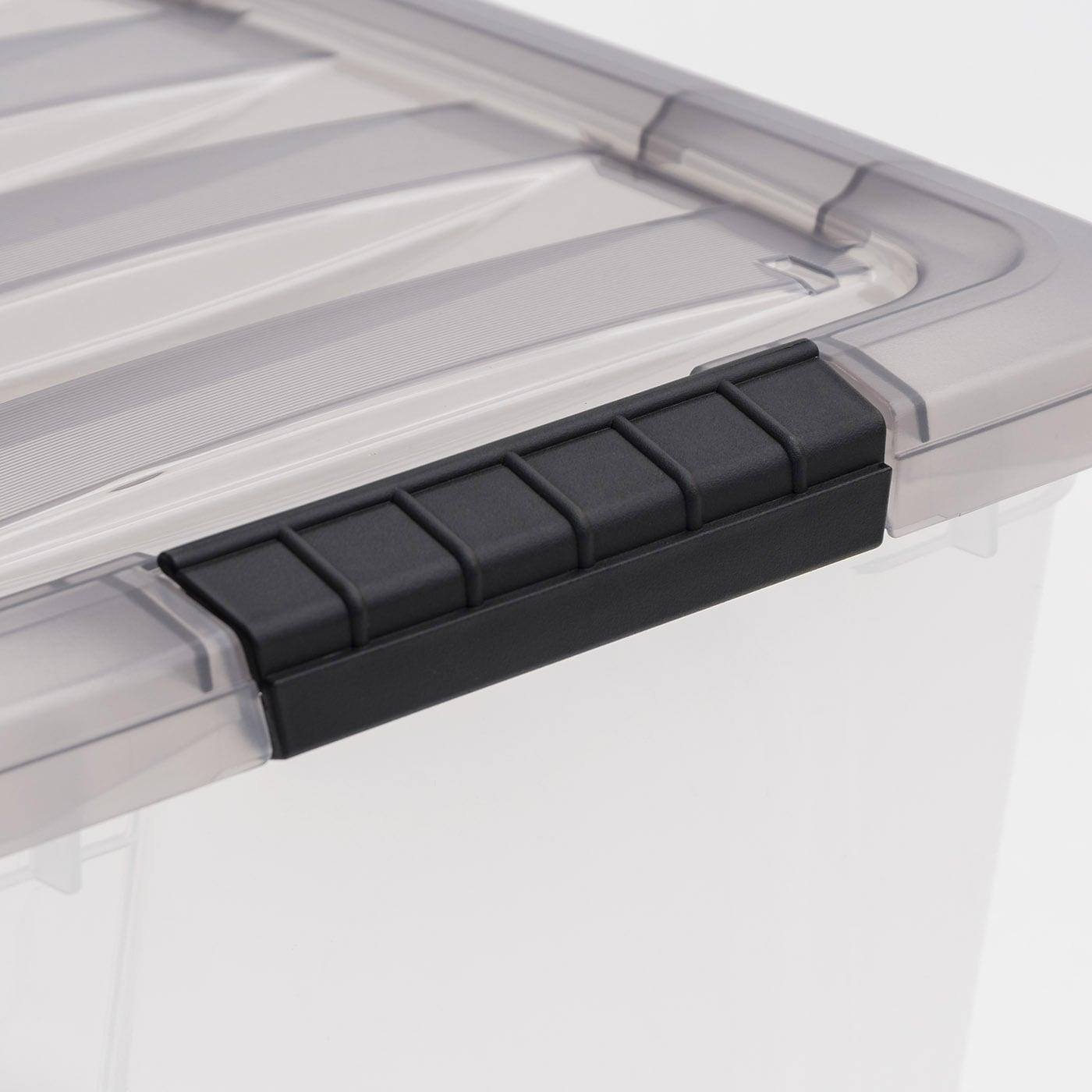 IRIS USA, Inc. Plastic Storage Box with Latching Lid in Clear & Reviews | Wayfair