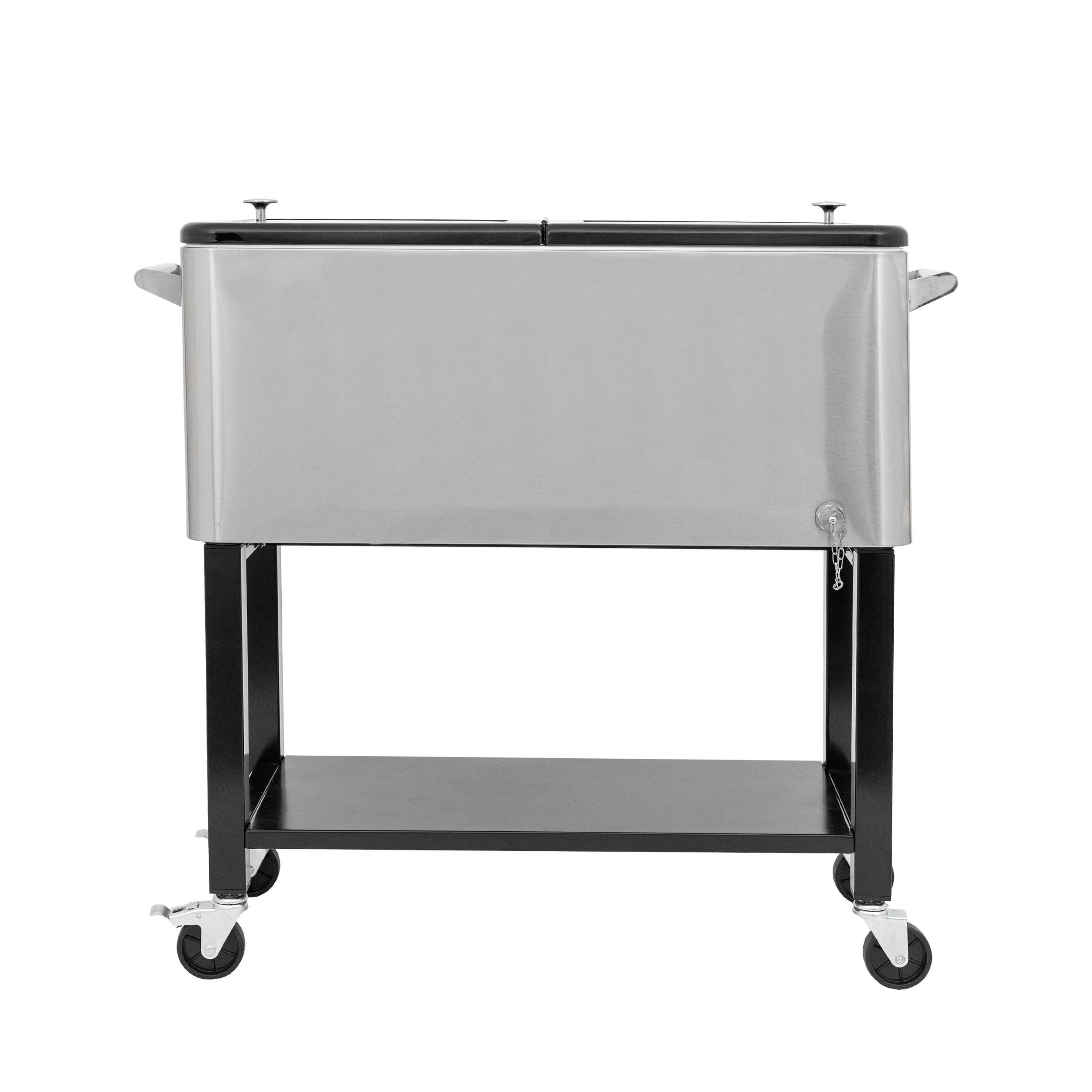 Permasteel 80-Qt Outdoor Patio Cooler with Removable Basin