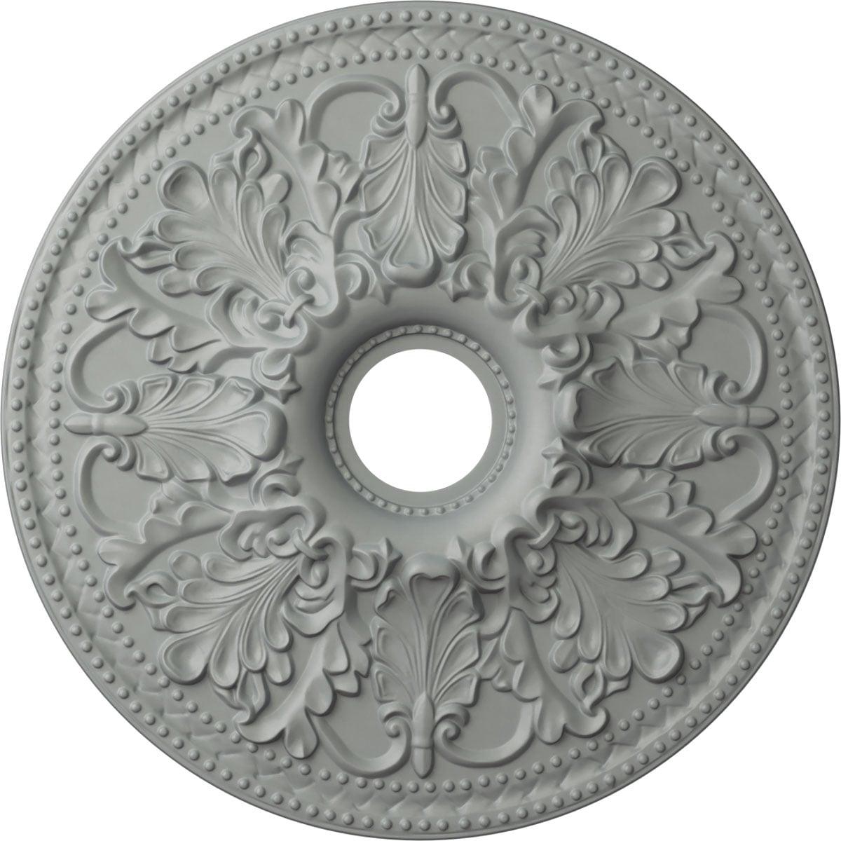 Ekena Millwork 23 7/8"OD x 4"ID x 2 1/8"P Ashley Ceiling Medallion (Fits Canopies up to 4 3/4")