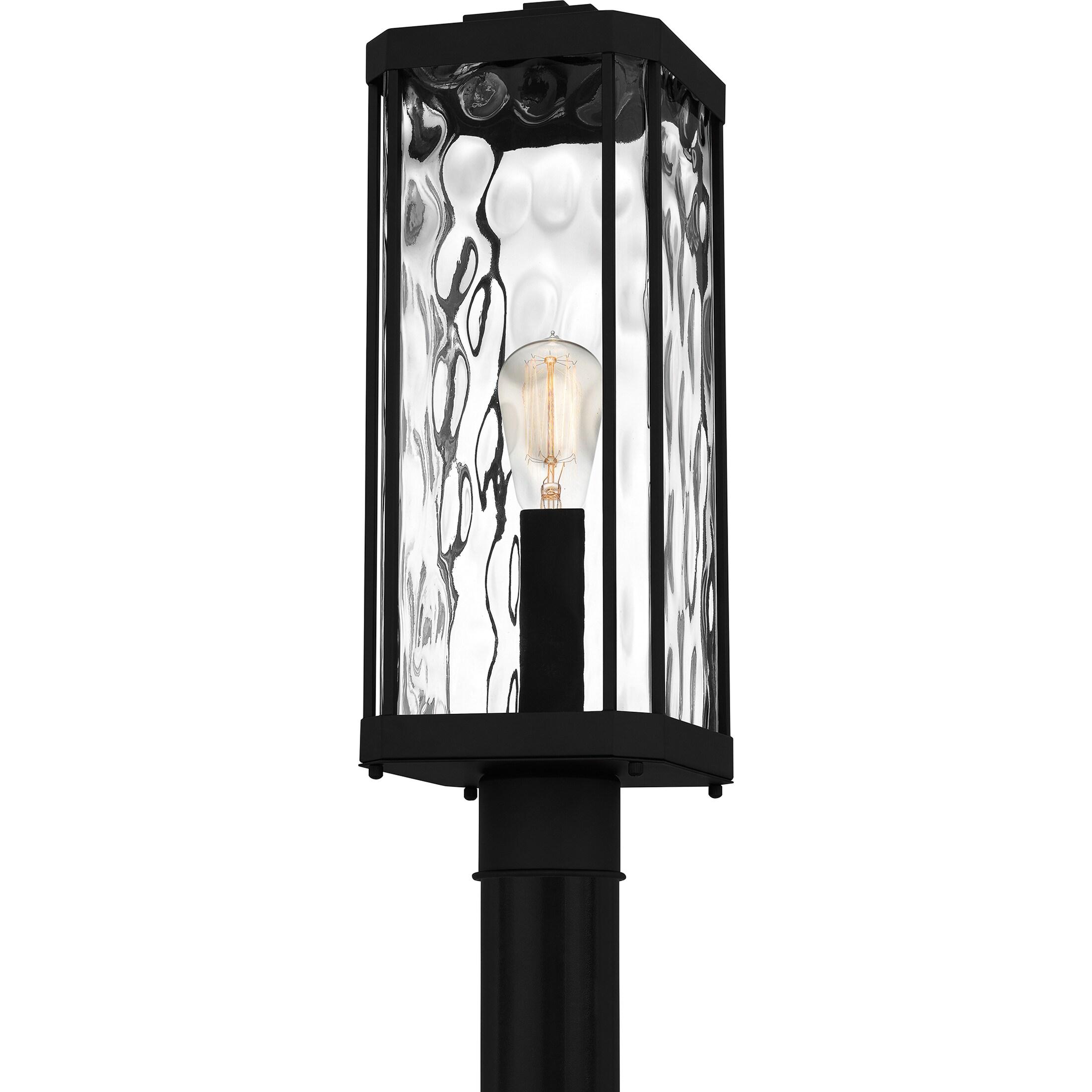 Quoizel Lighting Balchier 1 - Light Post Light in  Matte Black