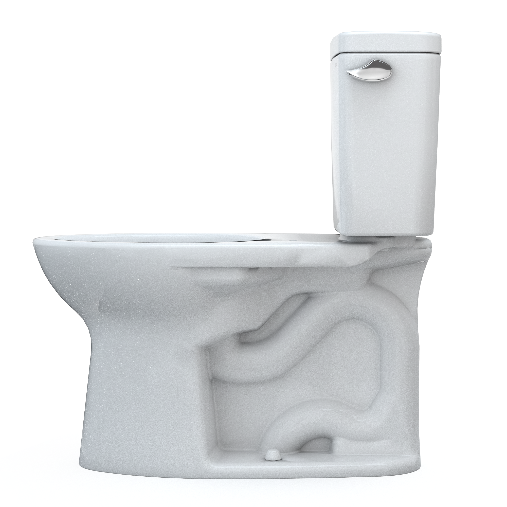 Drake® 1.28 GPF (Water Efficient) Elongated Two-Piece Toilet with Tornado Flush (Seat Not Included)