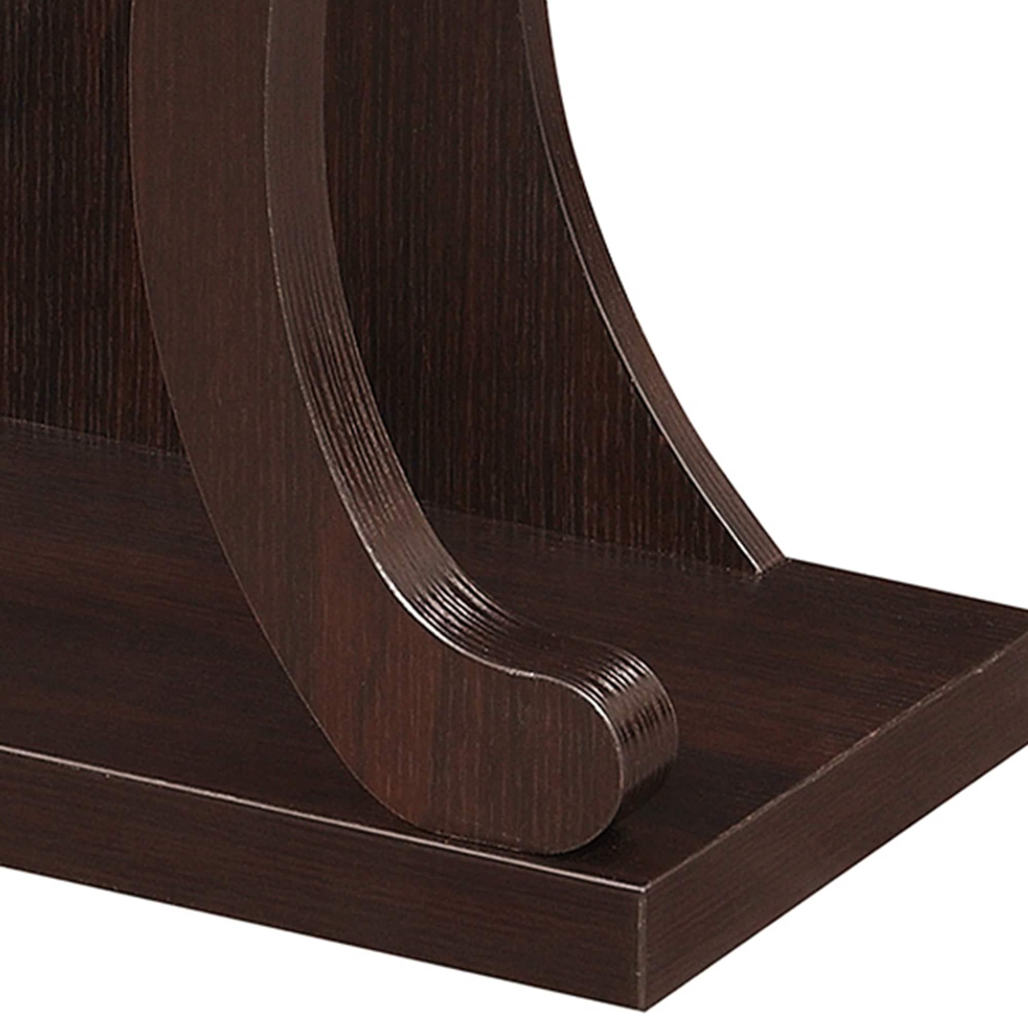 Convenience Concepts Newport Terry B Console Table, Espresso