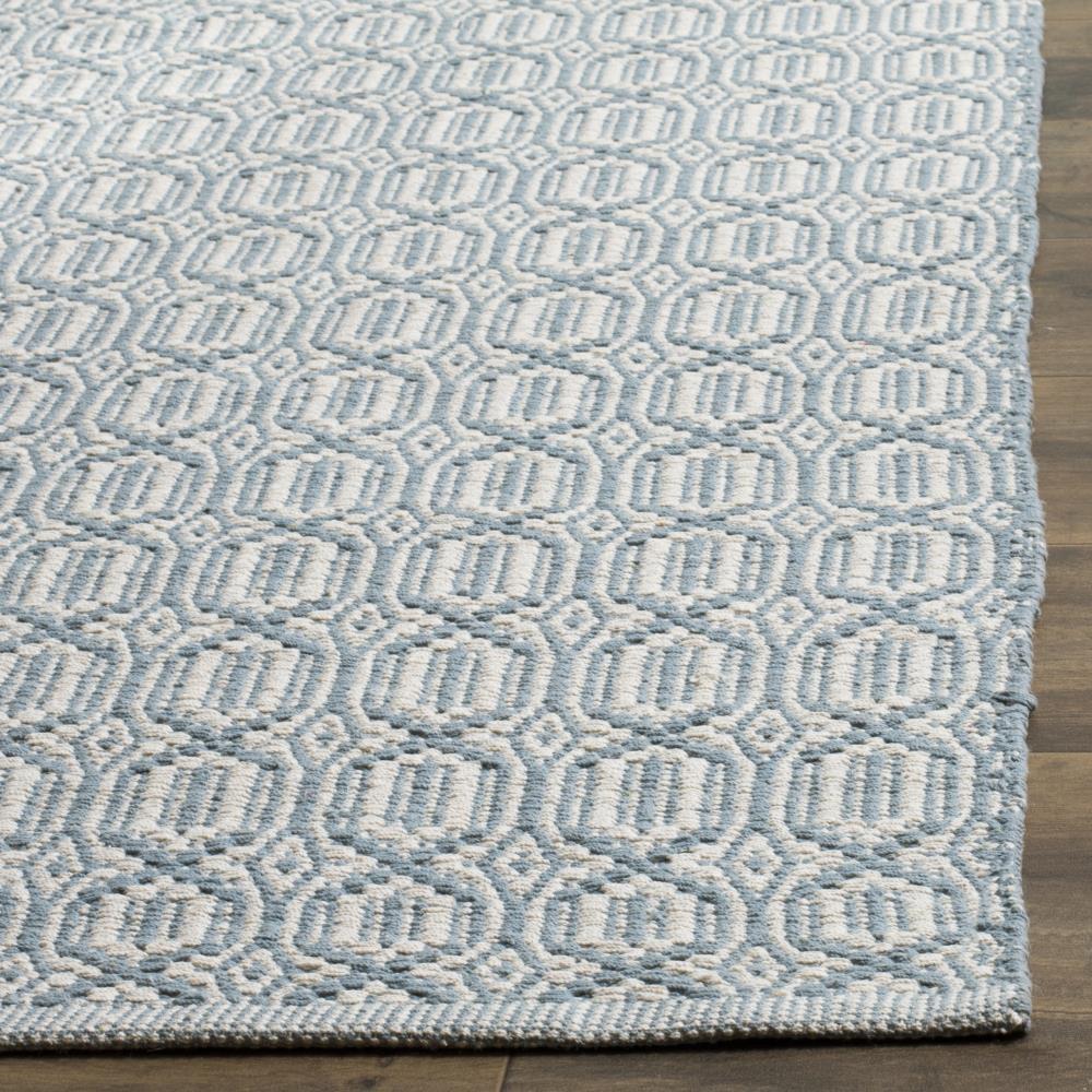 Montauk MTK333 Hand Woven Area Rug - Ivory/Blue - 6'x9' - Safavieh.