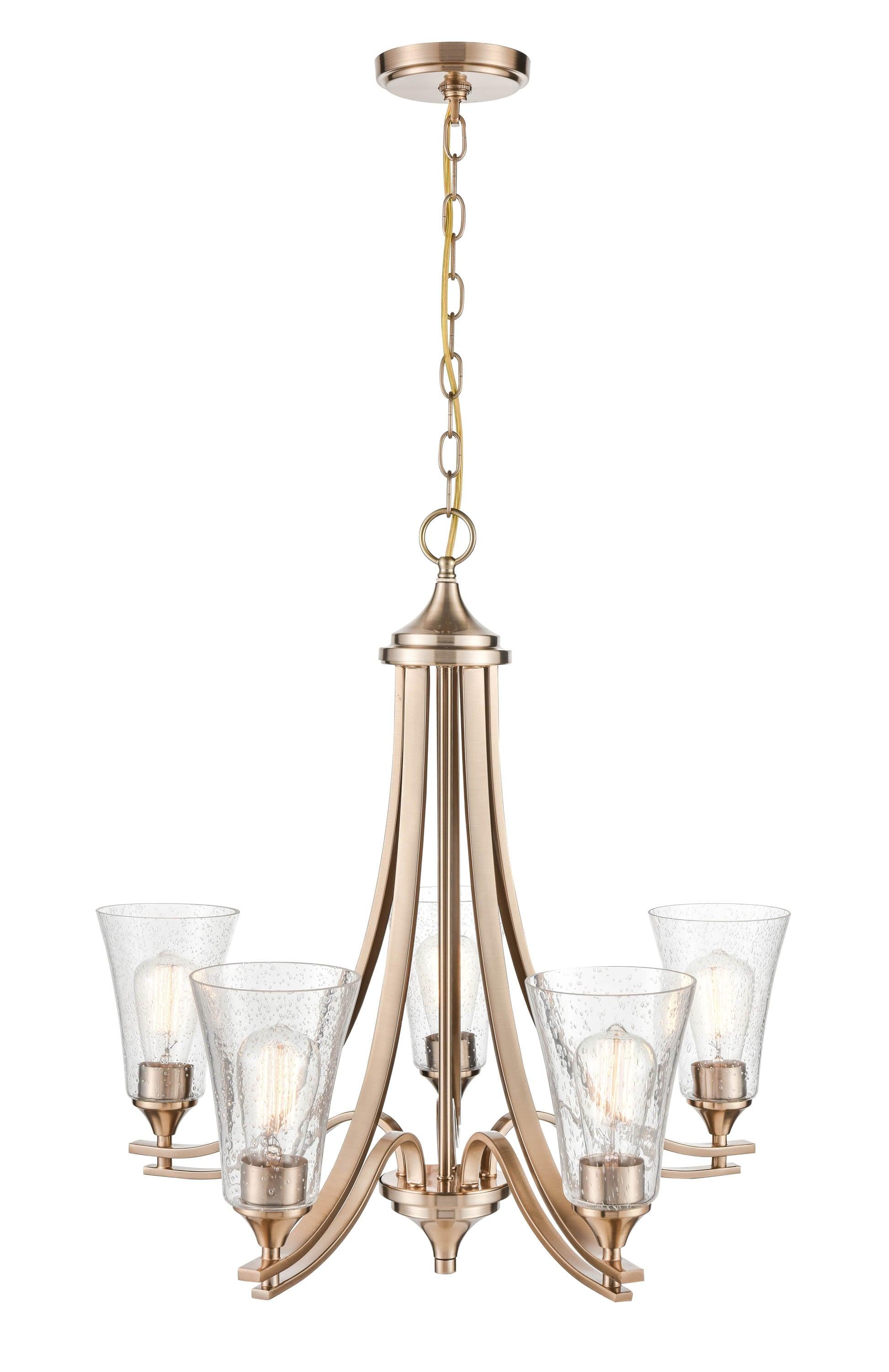 Millennium Lighting Natalie 5 - Light Chandelier in  Modern Gold
