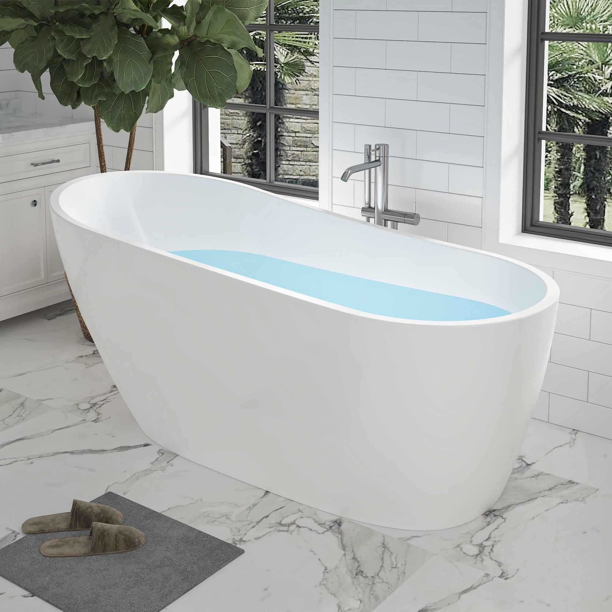 Cora 67" x 32" Freestanding Acrylic Bathtub