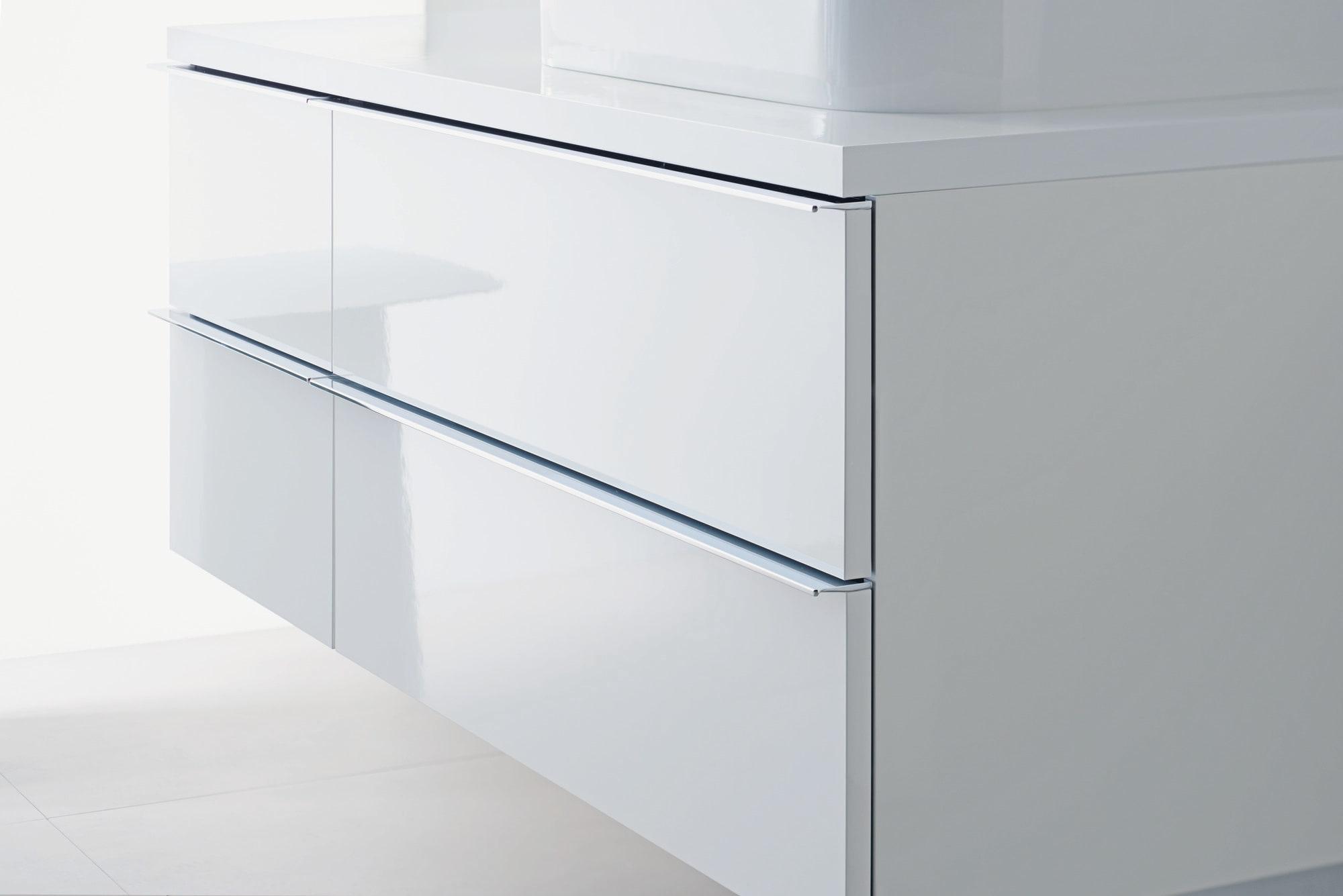 Duravit 231860-3Hole Happy D.2 24" Ceramic Vanity Top - White