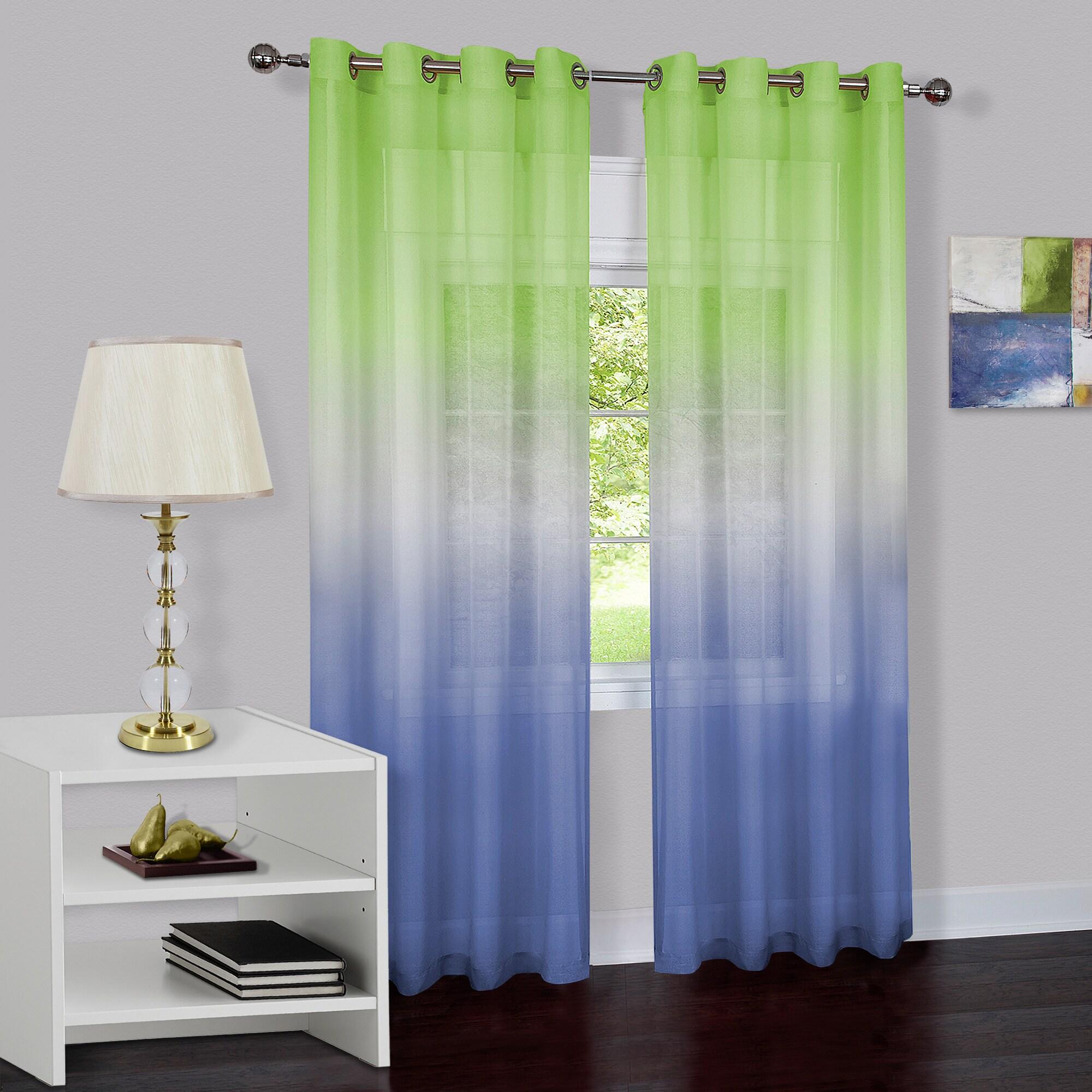 Rainbow - Single Grommet Window Curtain Panel