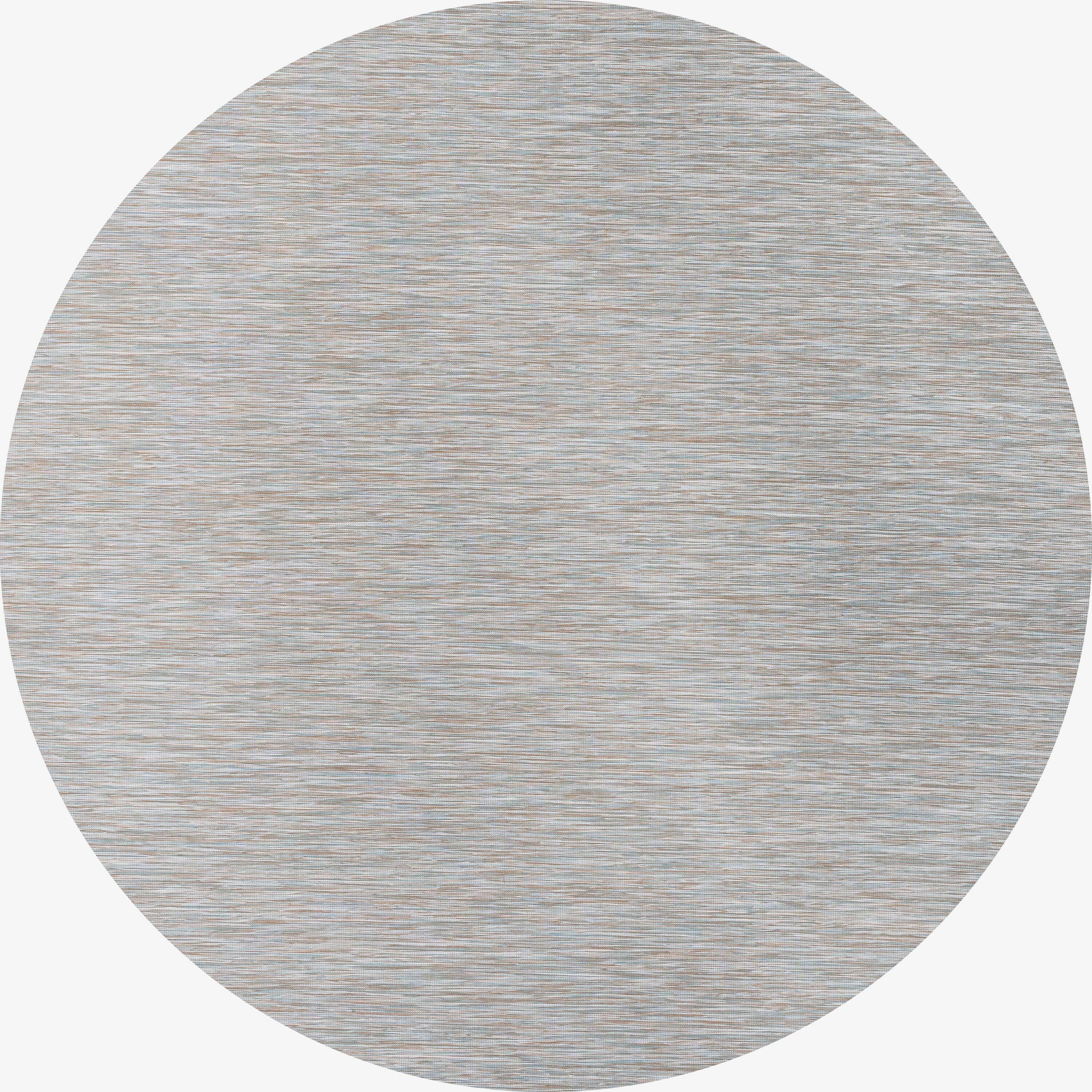 6' round Ethan Modern Flatweave Solid  Area Rug, Gray - JONATHAN Y
