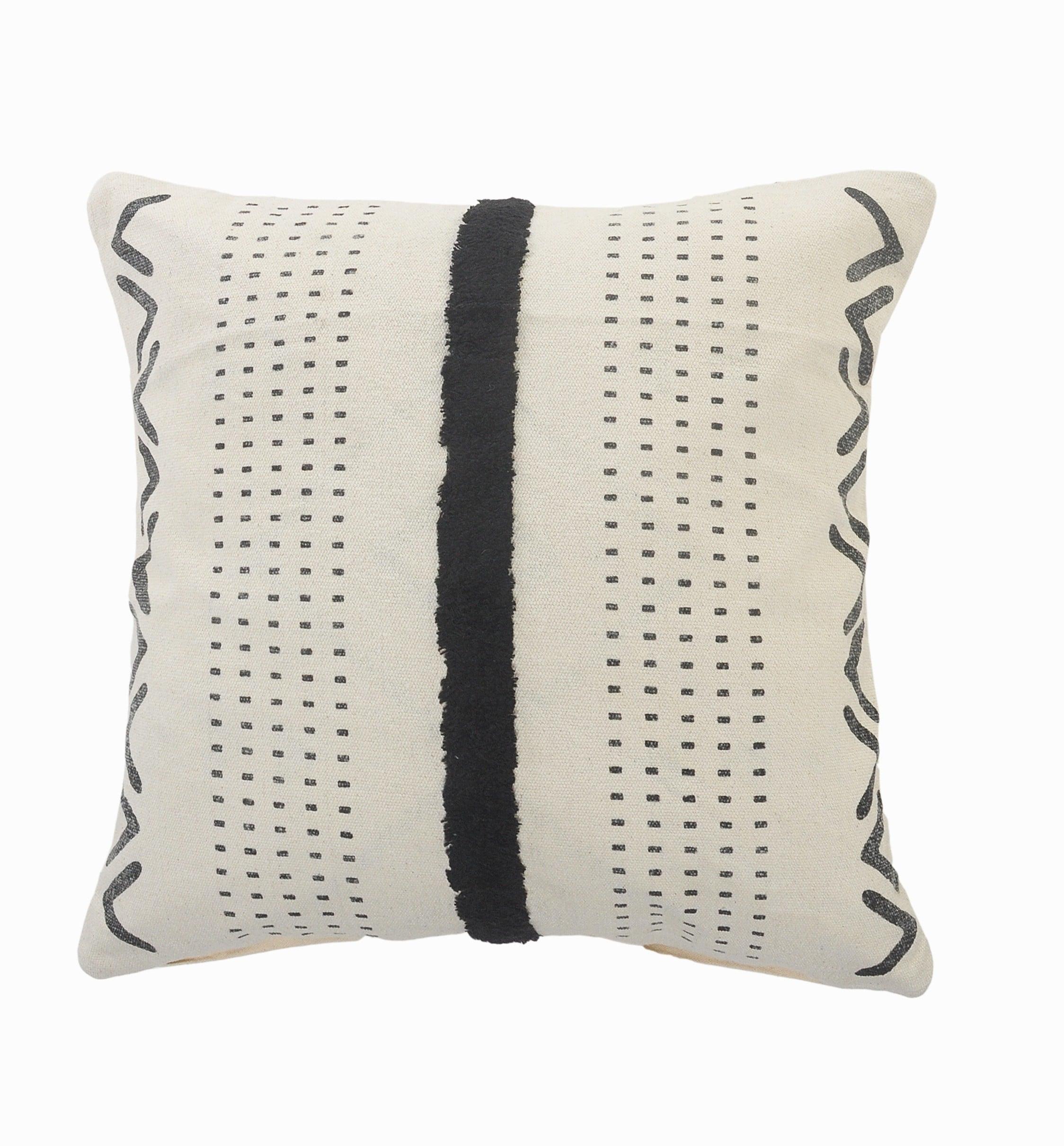 Throw Pillow Textured Cotton Throw Pillow