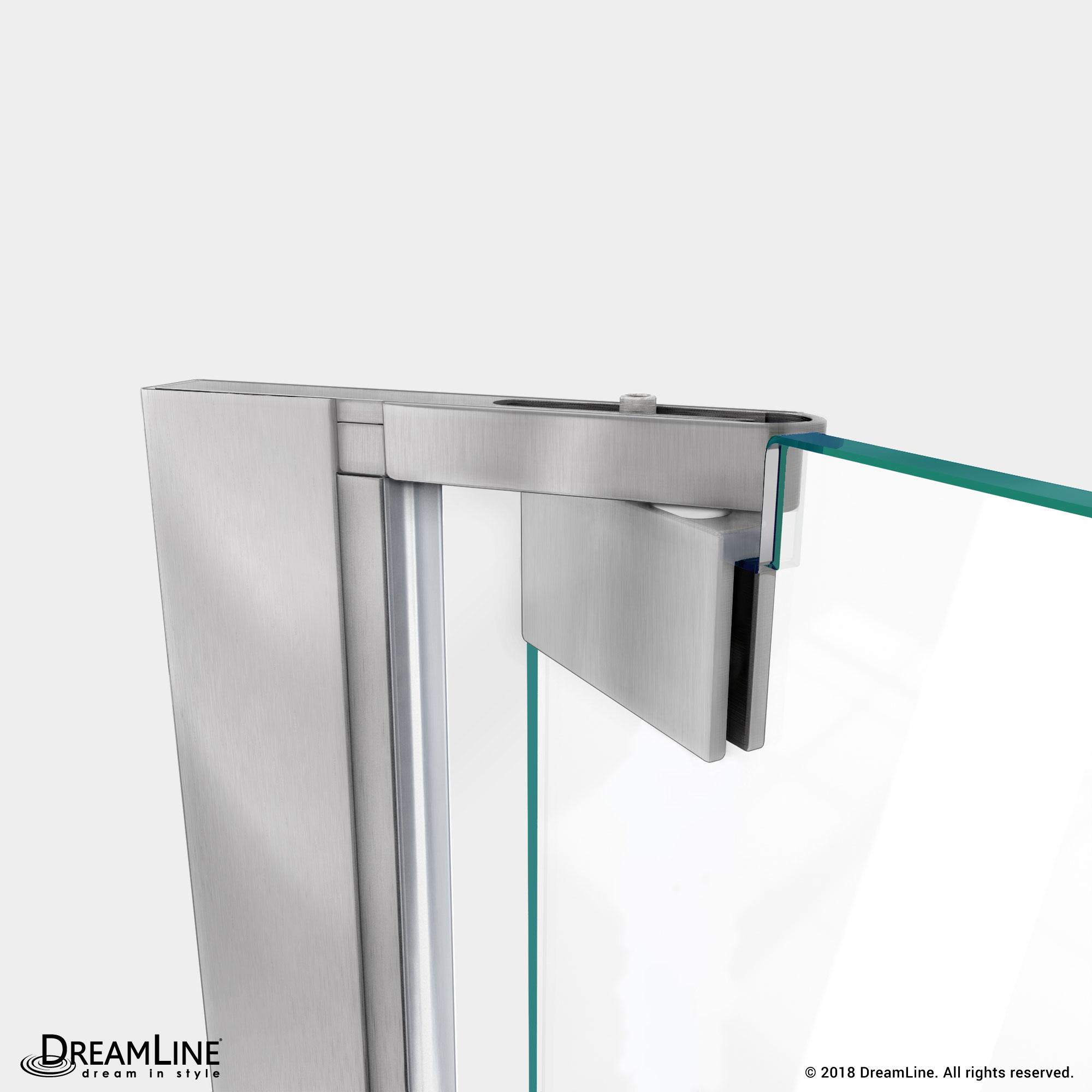 Elegance-LS 34.5" W x 72" H Pivot Frameless Shower Door with ClearMax™ Technology