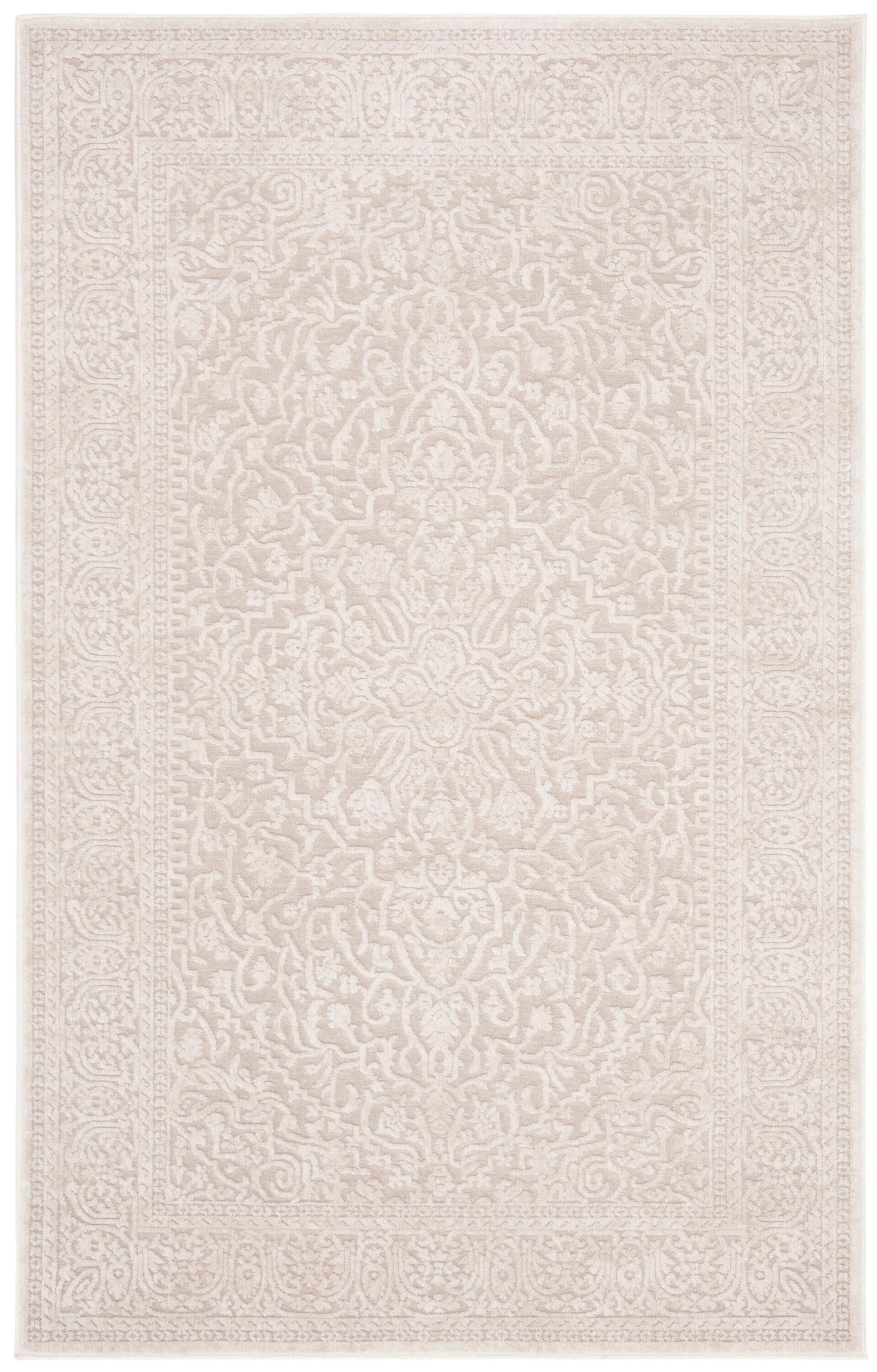 Reflection RFT670 Power Loomed Indoor Area Rug - Creme/Ivory - 4'x6' - Safavieh.