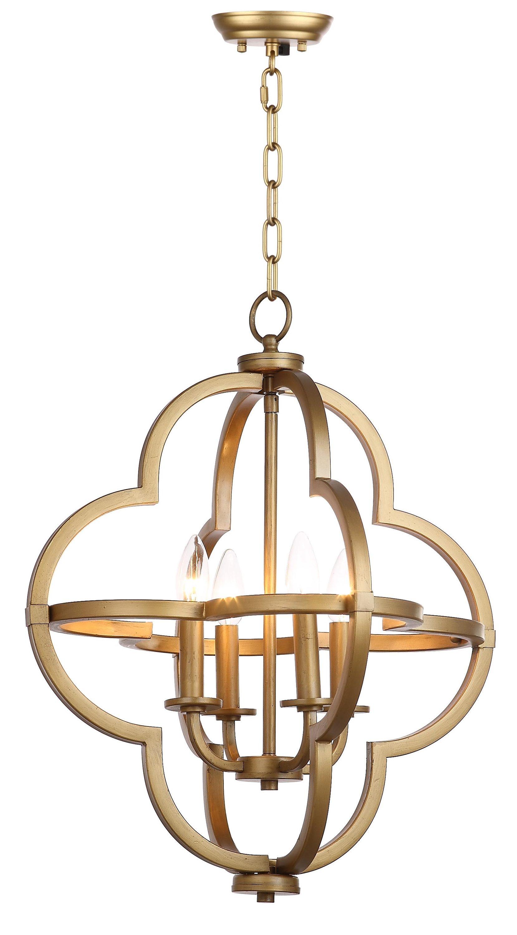 Millard Orb Pendant - LIT4373 - Brass - Safavieh