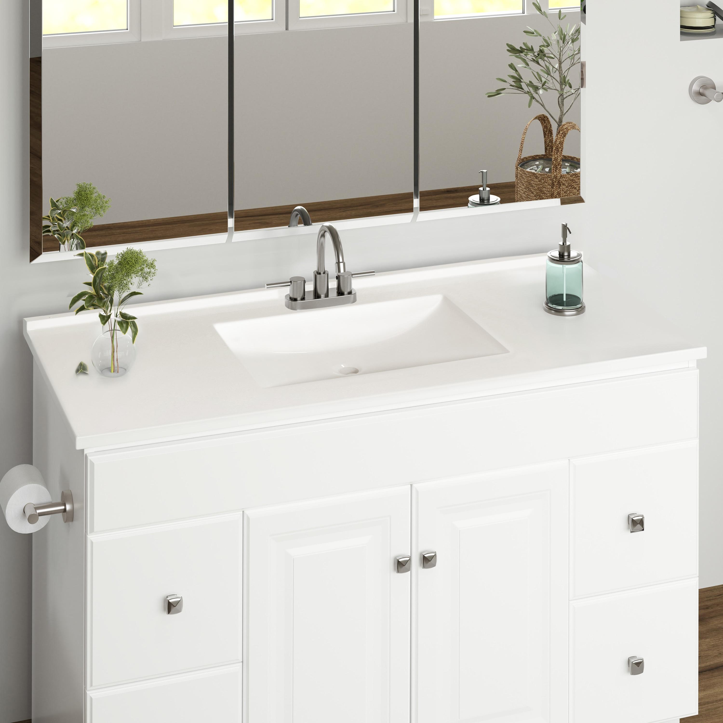 Design House Camilla II Vanity Top with Single Sink and Backsplash