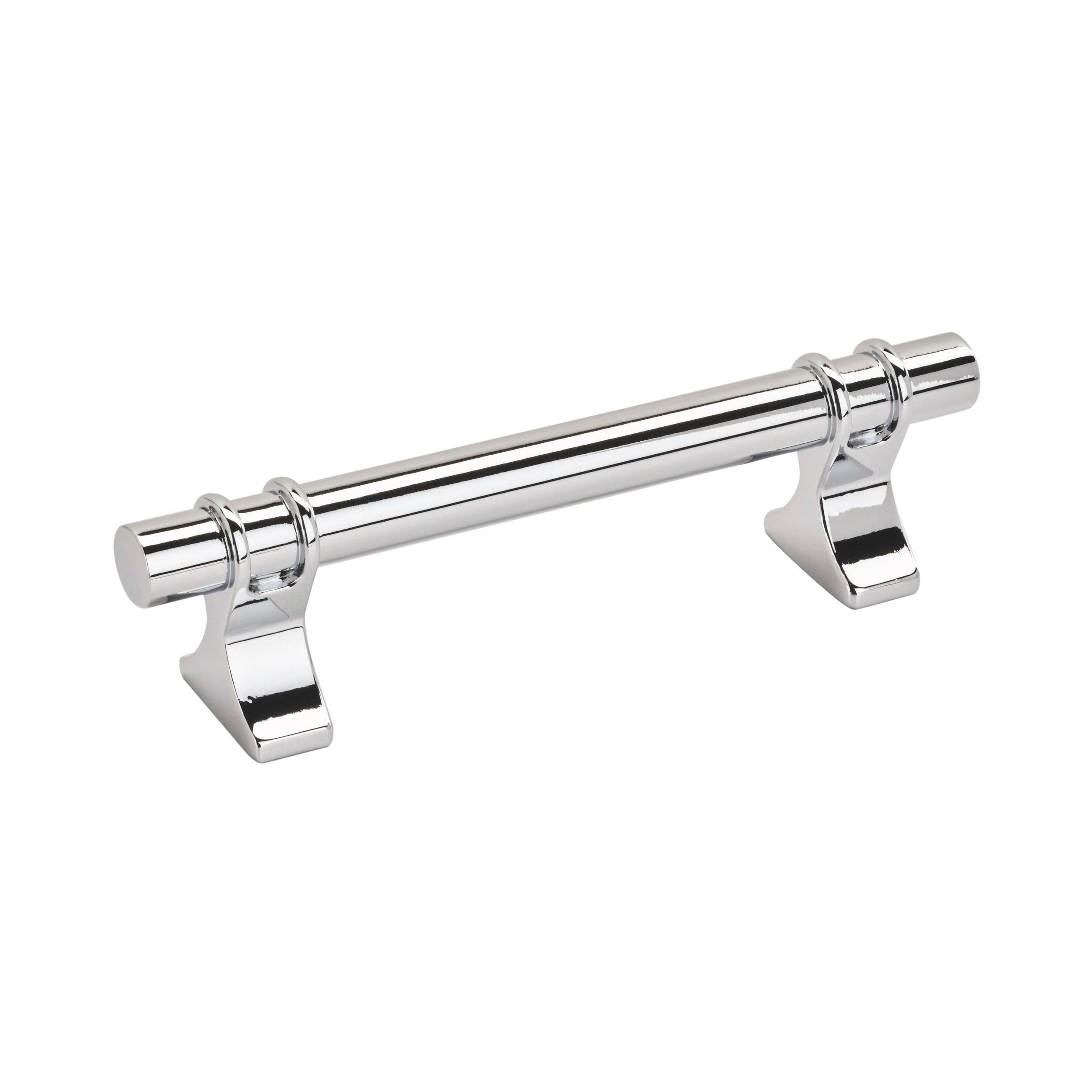 Amerock Davenport 3-3/4 inch (96mm) Center-to-Center Polished Chrome Cabinet Pull