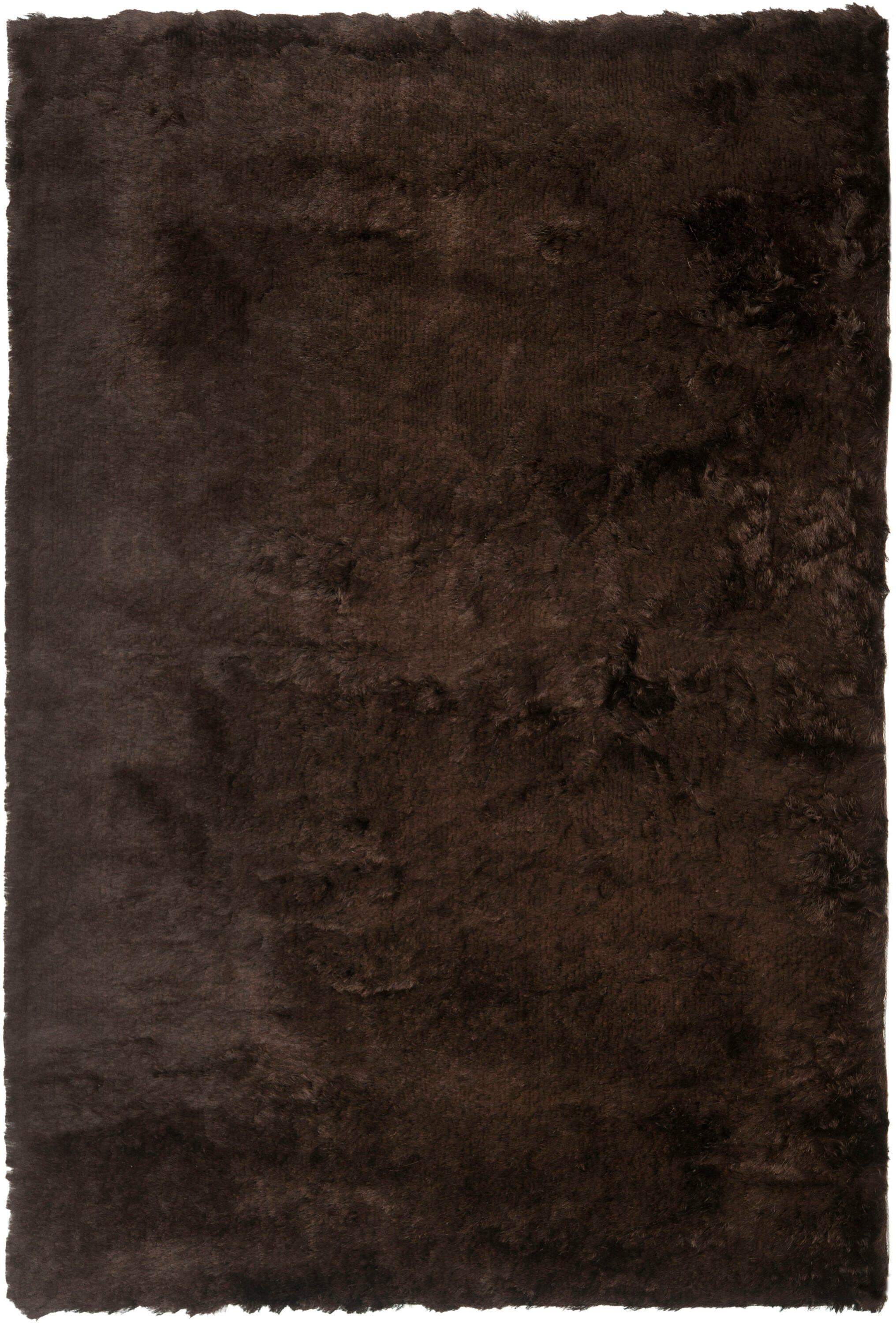 Paris Shag SG511 Hand Tufted Indoor Area Rug - Chocolate - 5'x7' - Safavieh