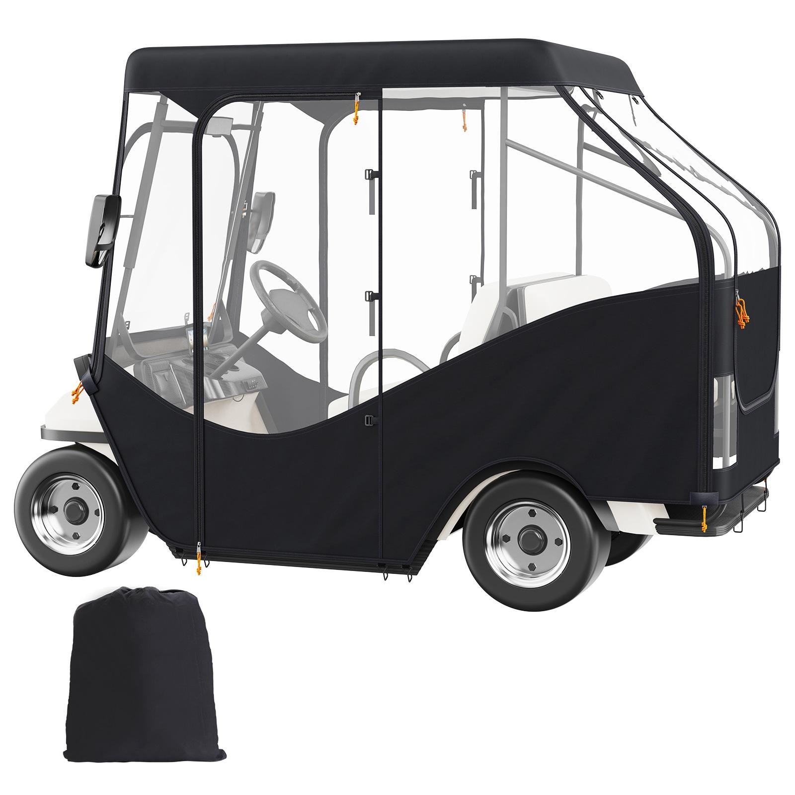 Hook & Loop Fastener Mildew Resistant Golf Cart Cover By VEVOR