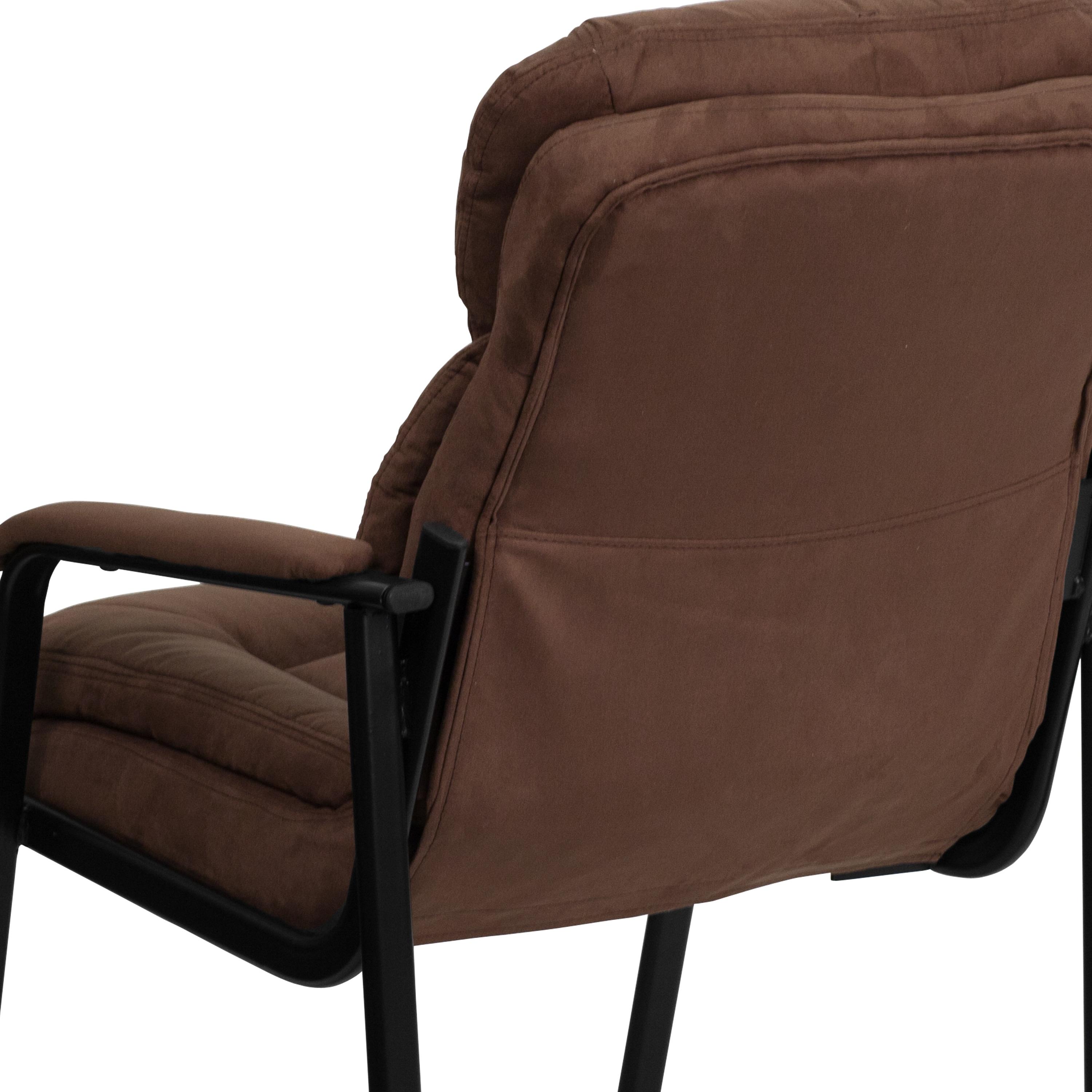Flash Furniture Isla Modern LeatherSoft Executive Side Reception Chair with Sled Base