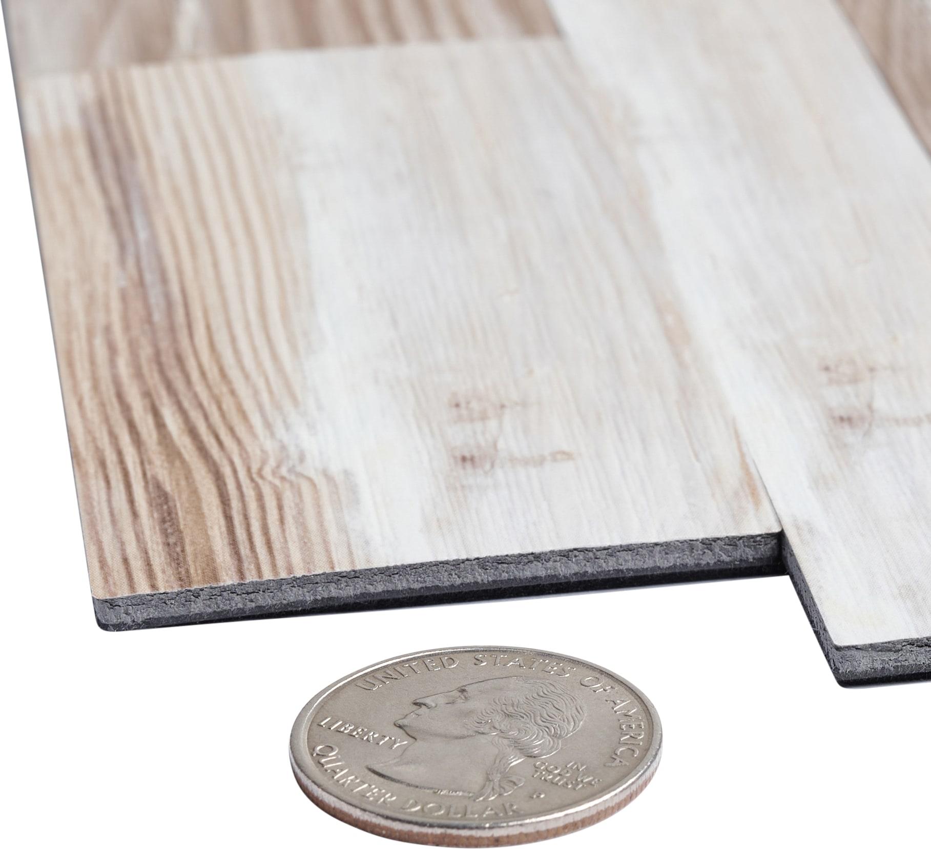 Avant Decor | Stone Composite Mixed Subway Tile | Peel and Stick Kitchen Backsplash Tiles | Stick On Wall Tiles | Easy DIY Installation | 5” x 5” | Sample Tile