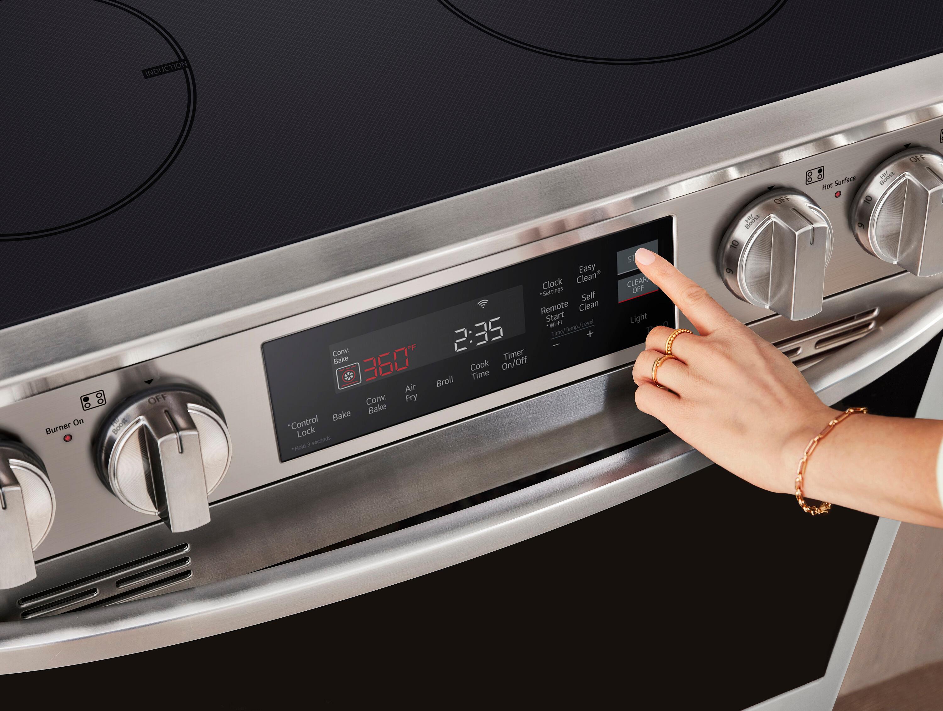 Stainless Steel Smart Induction Slide-In Range with Convection