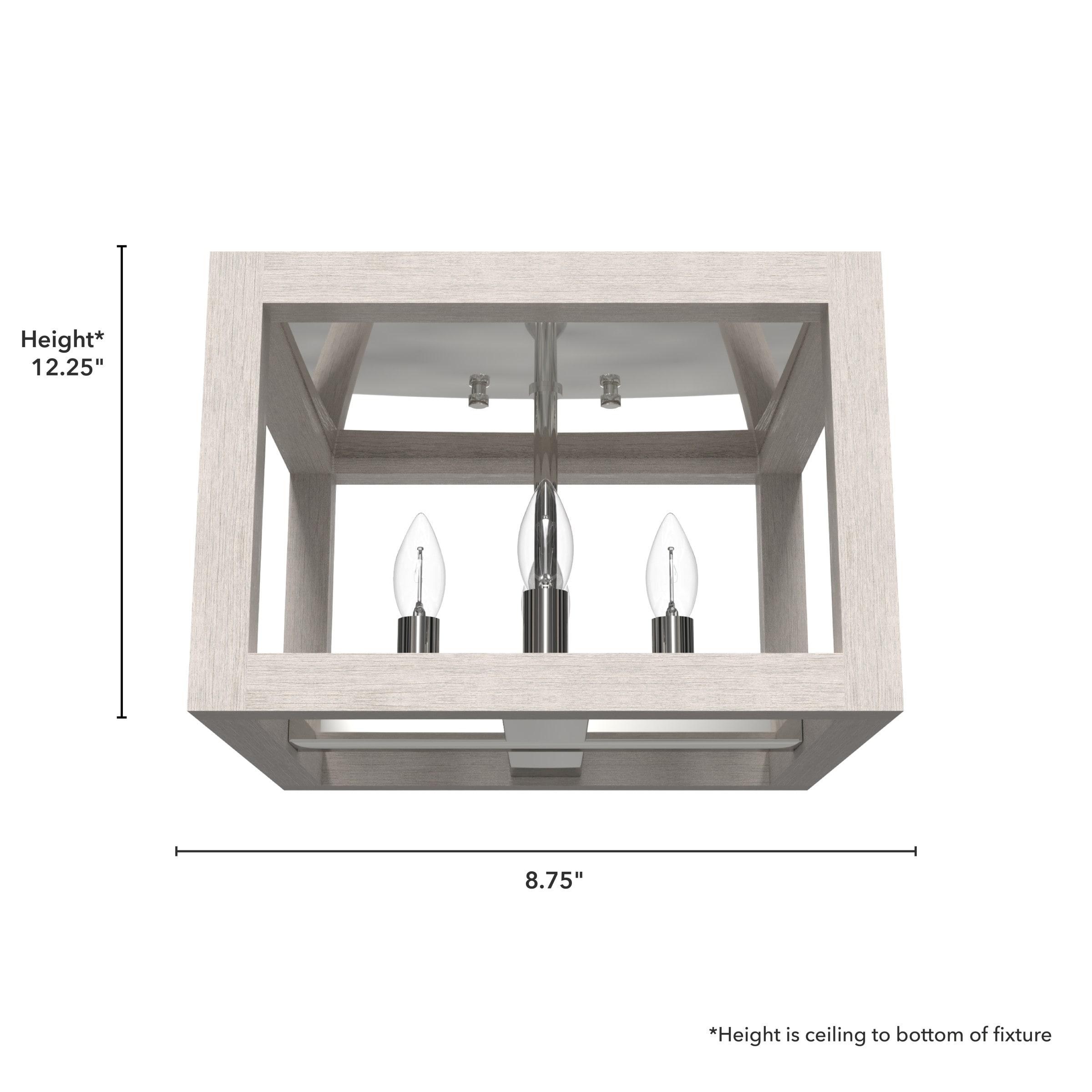 Hunter Fan Squire Manor 4 Light Flush Mount Ceiling Light Fixture