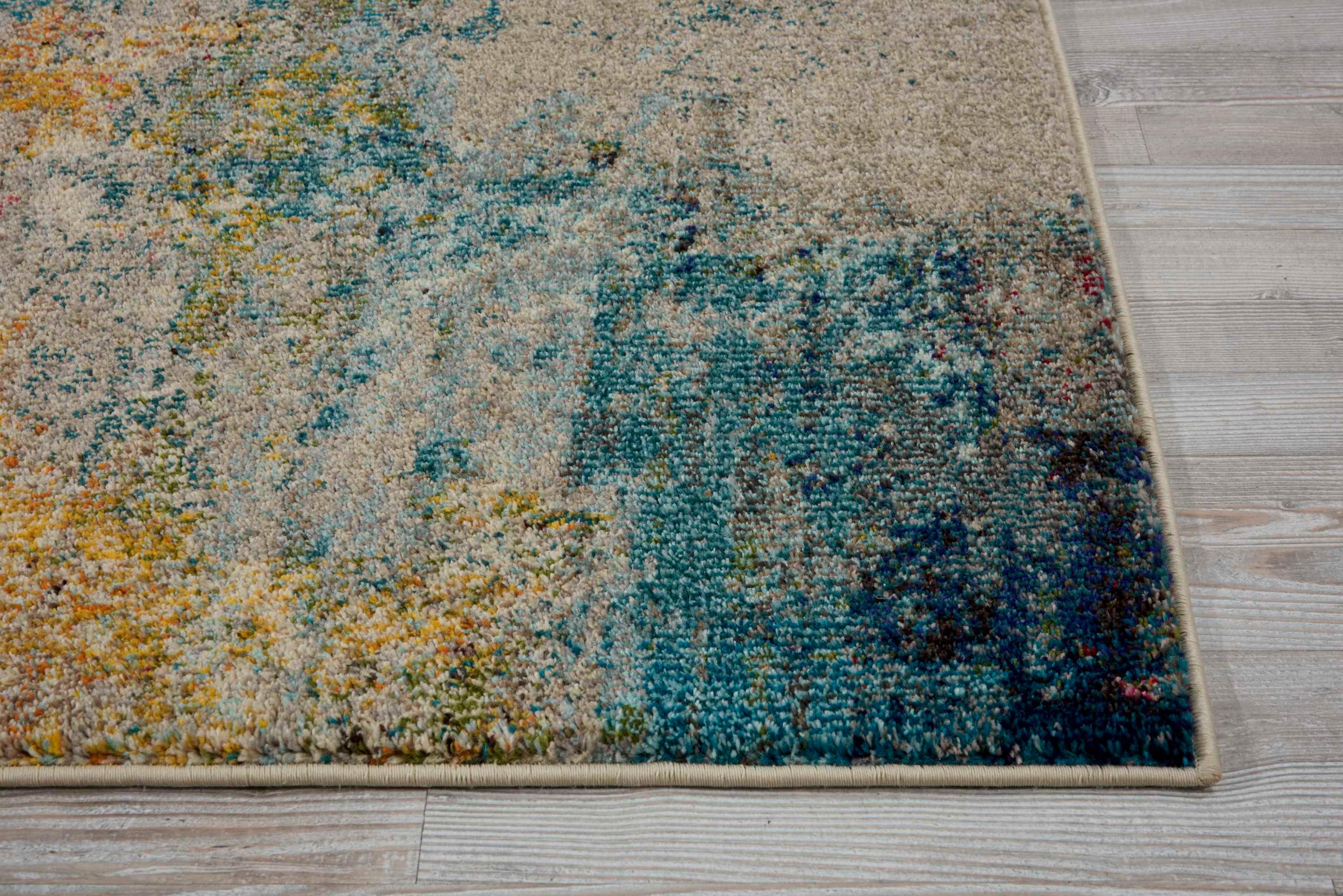 Nourison Celestial CES02 Sealife Area Rug 2'2" x 7'6"