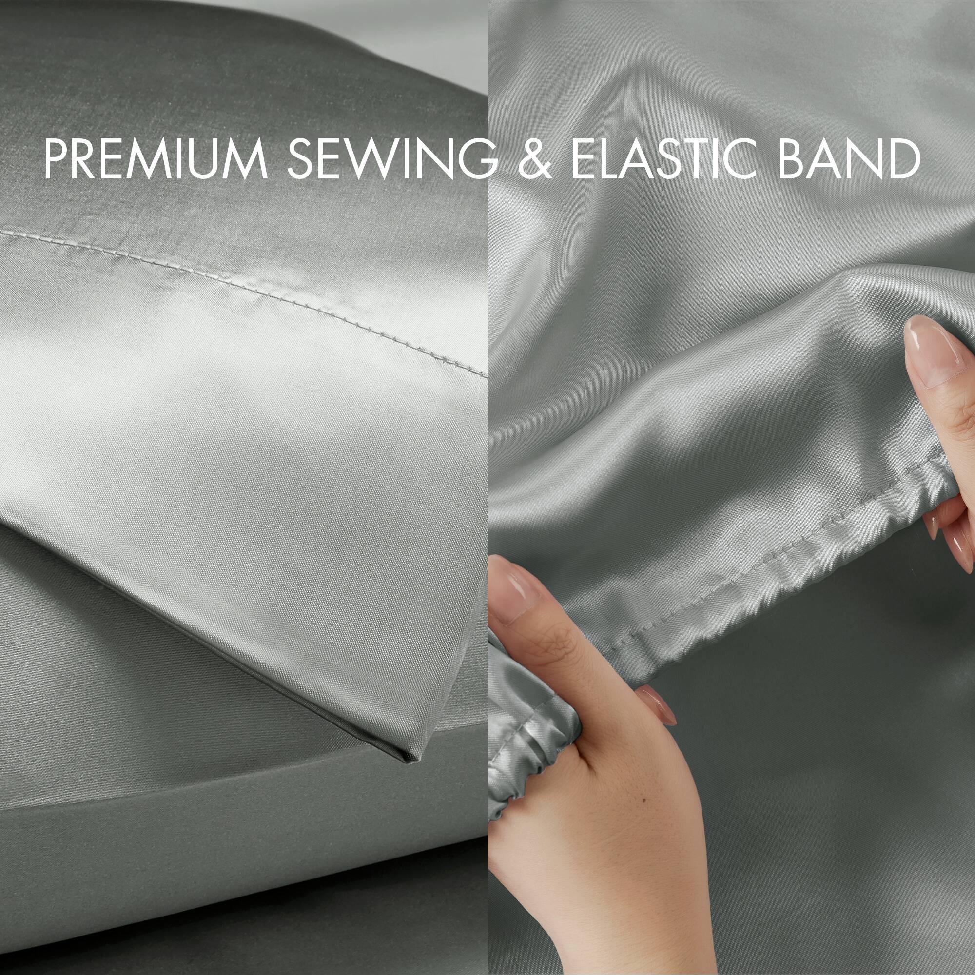 Madison Park Essentials Satin Luxury Sheet Set