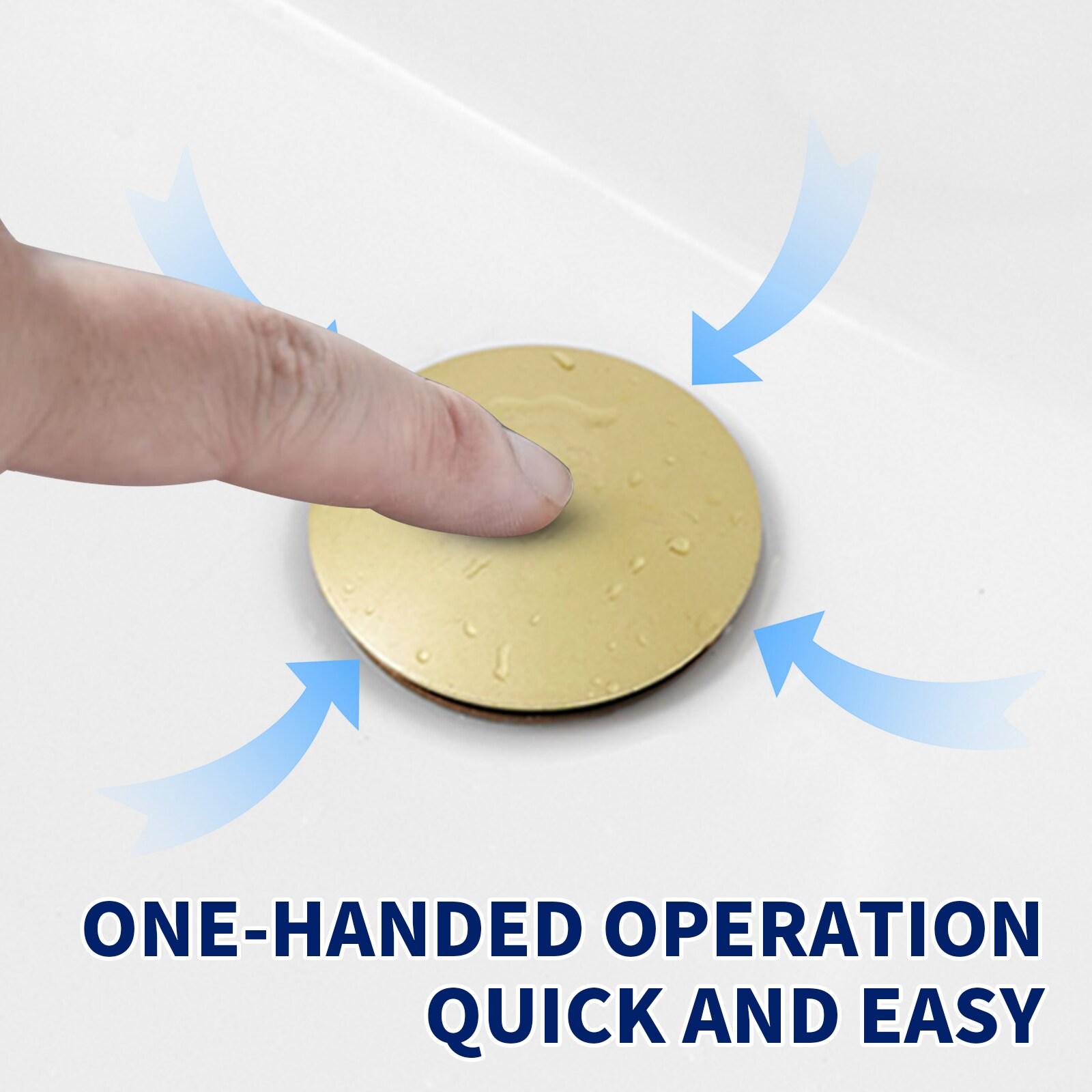 BWE Waterfall 8 in. Widespread Double Handle Bath Faucet Set 3 Holes Vanity Sink With Metal Drain