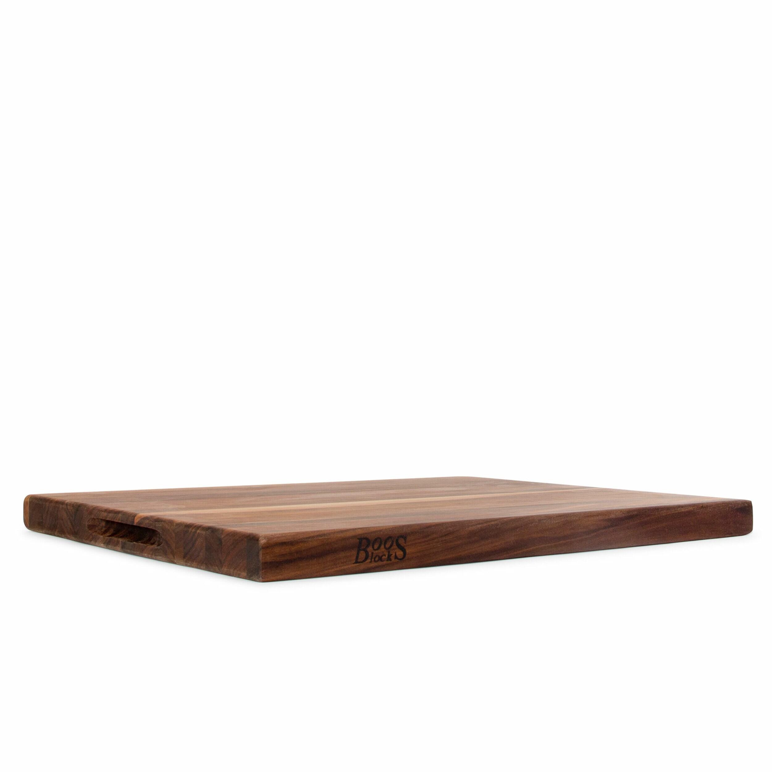 John Boos R-Board Reversible Wood Cutting Board, 24" x 18" x 1 1/2", Walnut