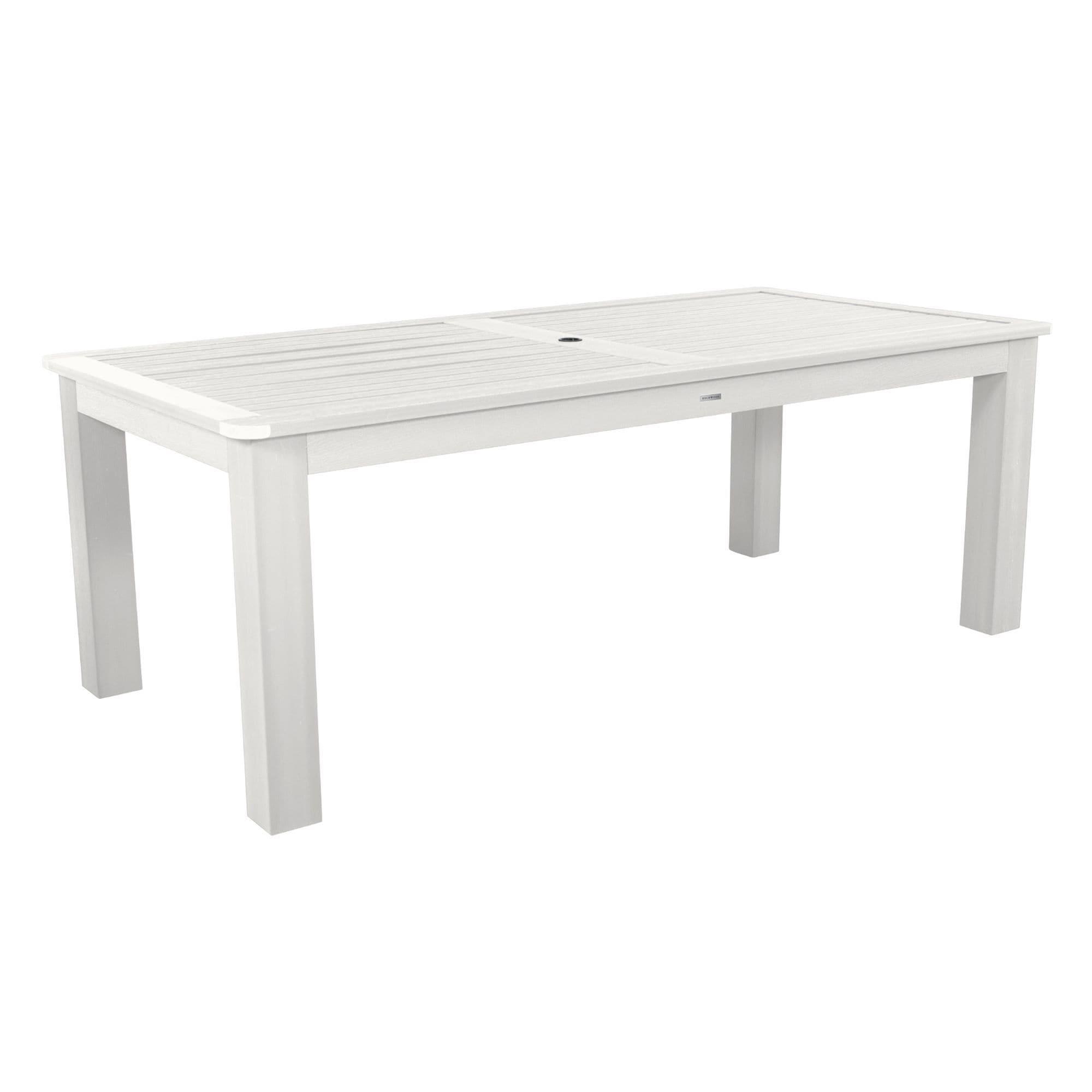 Highwood 7-pc Lehigh Dining Set - 42" x 84" Rectangle Table, Dining Height, Outdoor, Eco-friendly, Synthetic Wood