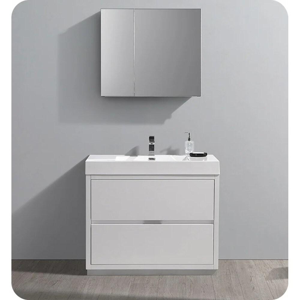 Valencia 40" Freestanding Single Sink Bathroom Vanity Base Only (Top and Sink Not Included)