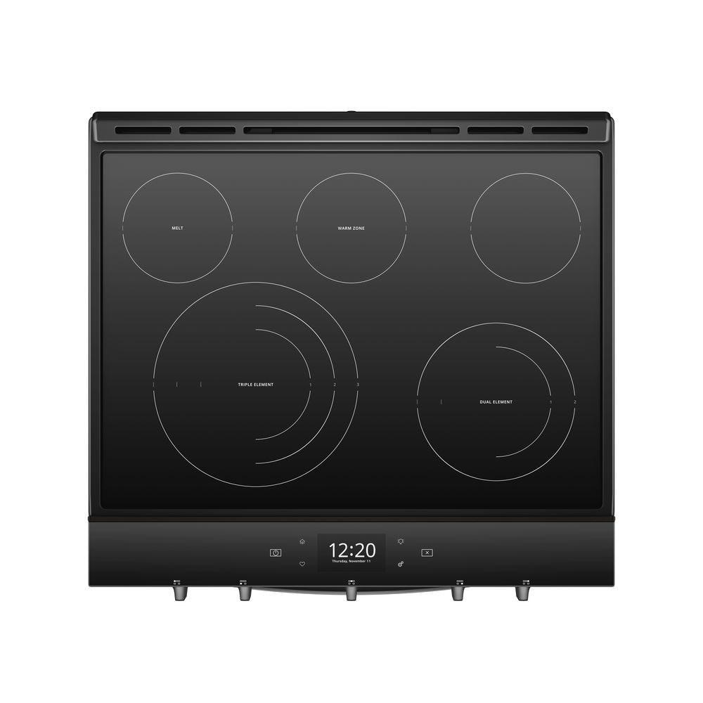 WHIRLPOOL WEE750H0HV slide in electric range