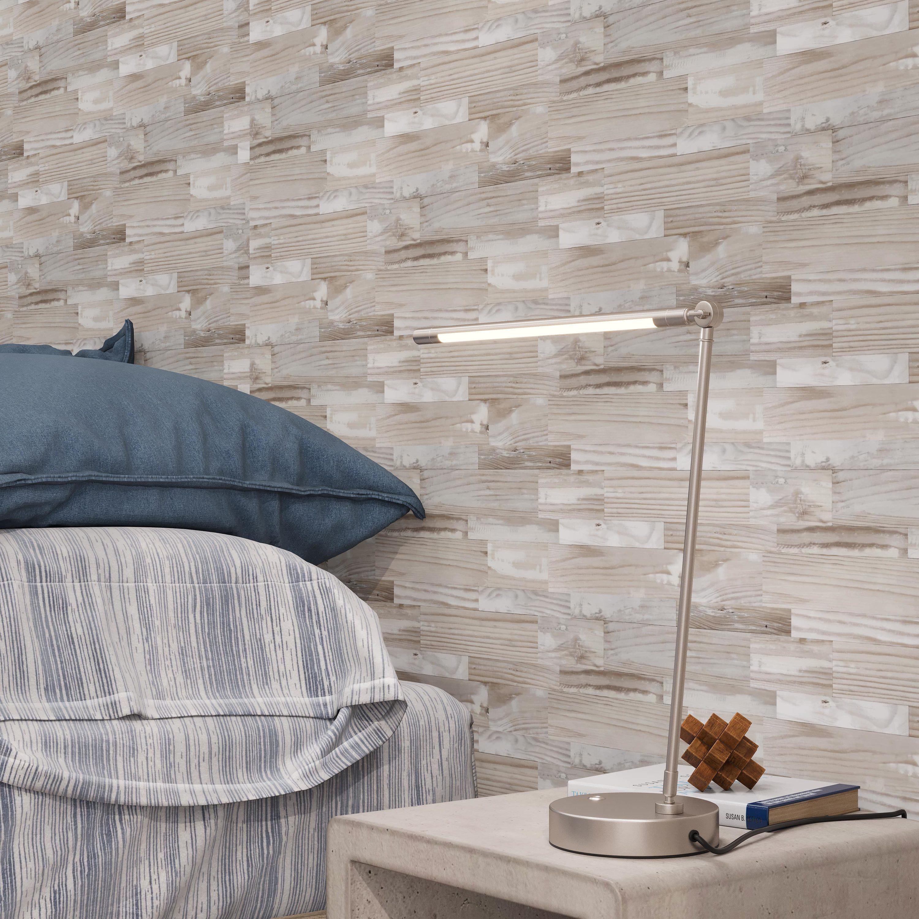 Avant Decor | Stone Composite Mixed Subway Tile | Peel and Stick Kitchen Backsplash Tiles | Stick On Wall Tiles | Easy DIY Installation | 5” x 5” | Sample Tile