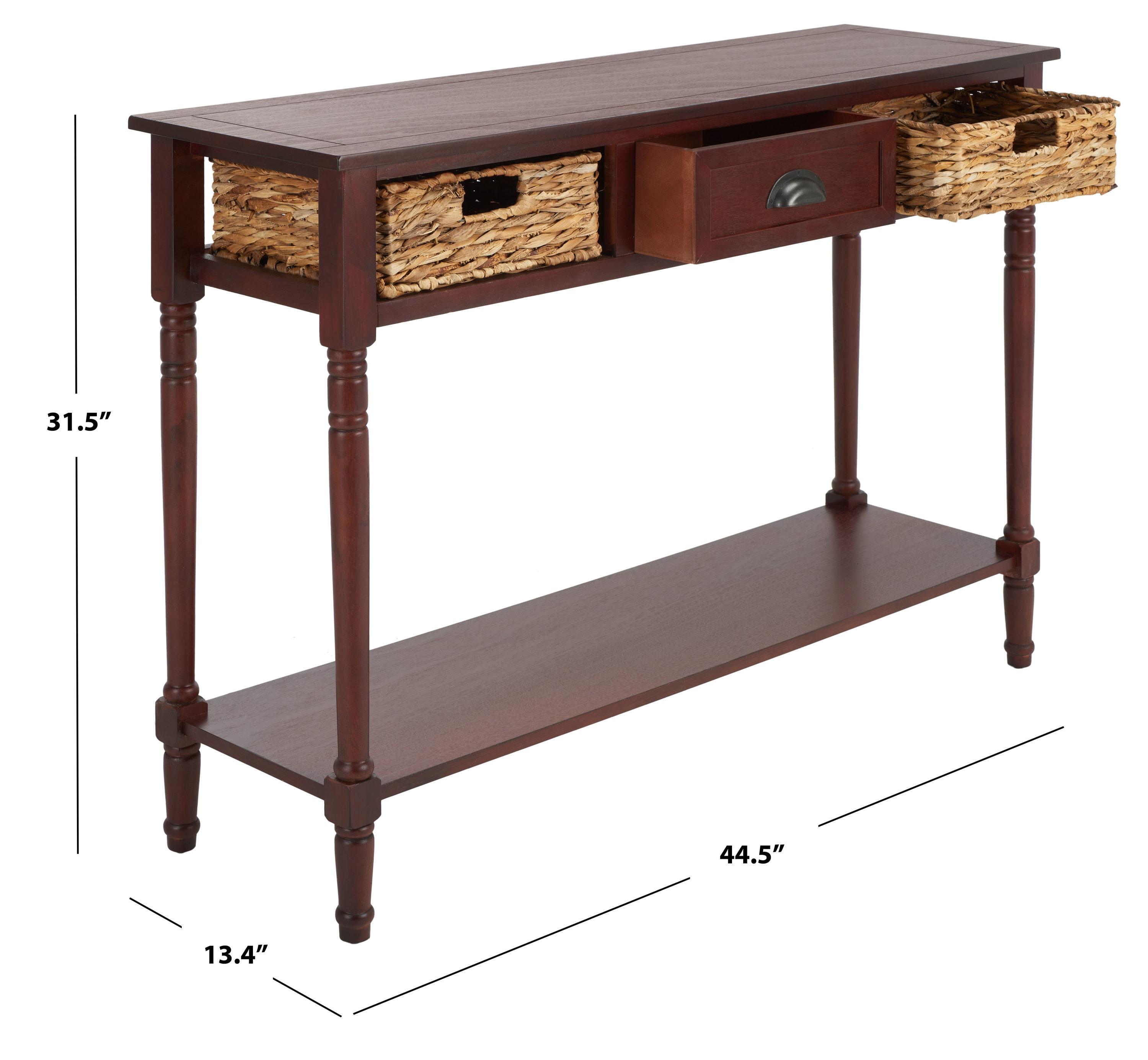 Christa Console Table - Cherry - Safavieh