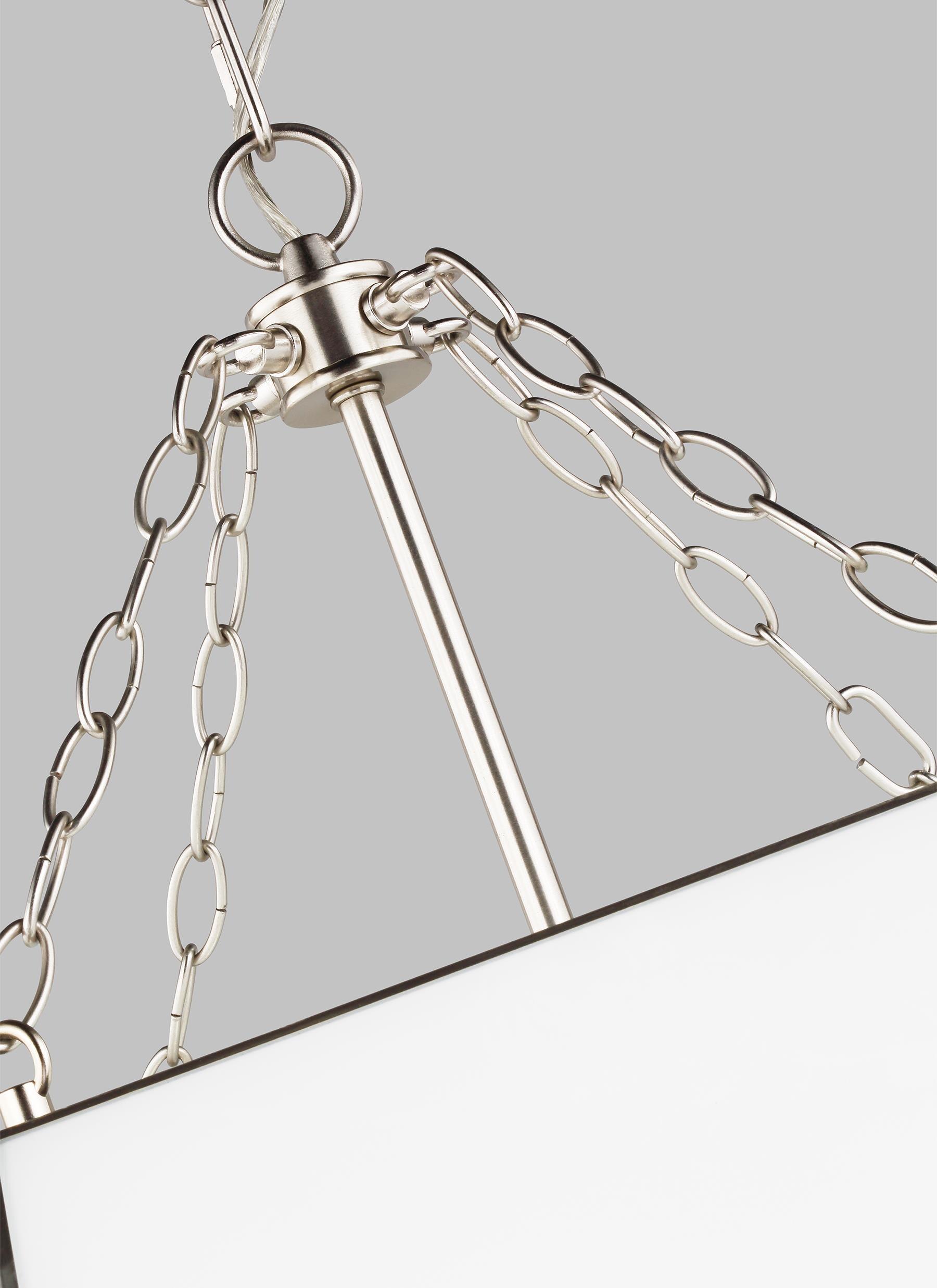 Reid 4 Light Glass Dimmable Pendant