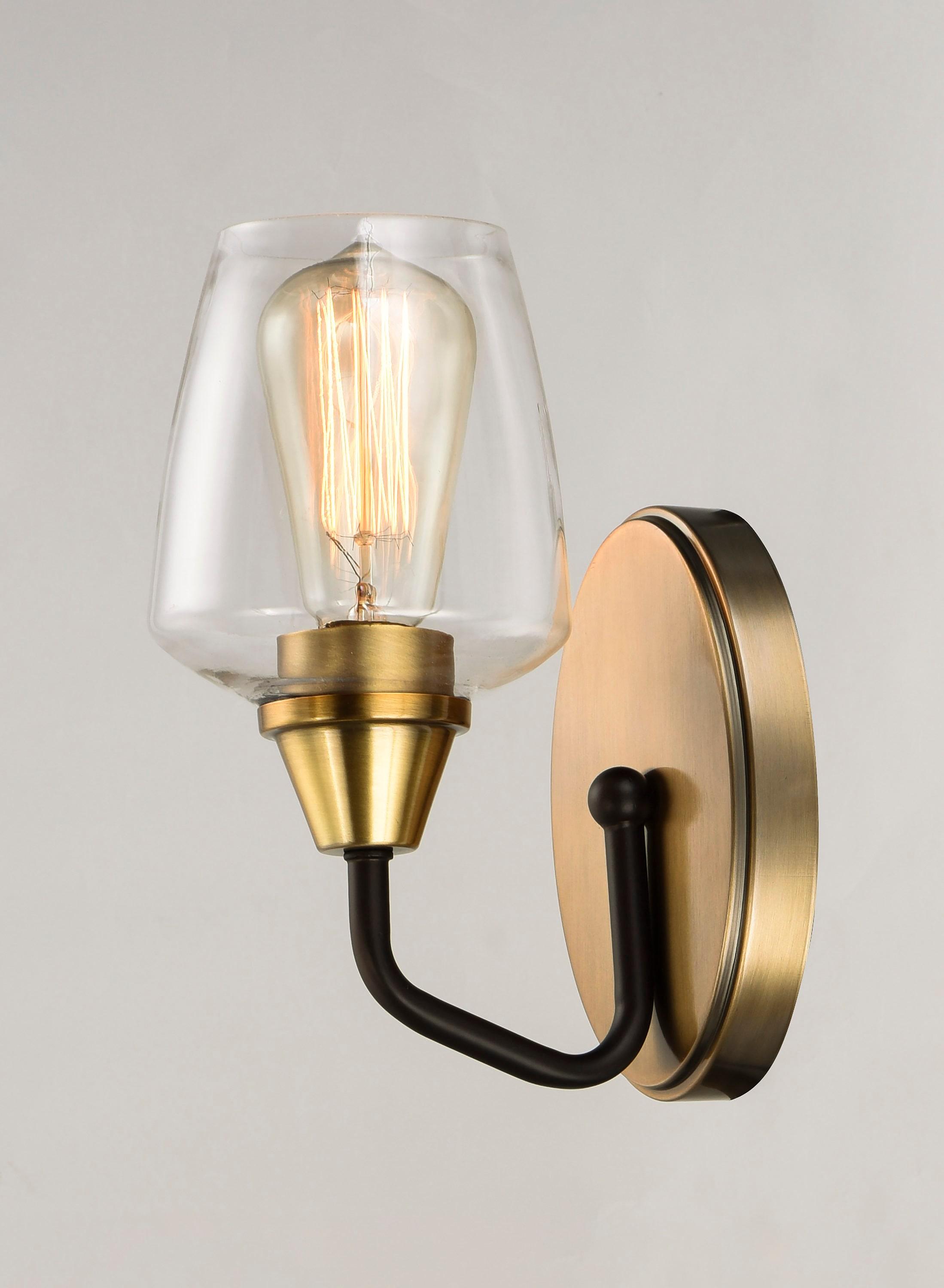 Maxim Lighting Goblet 1 - Light Wall Light in  Bronze/Antique Brass