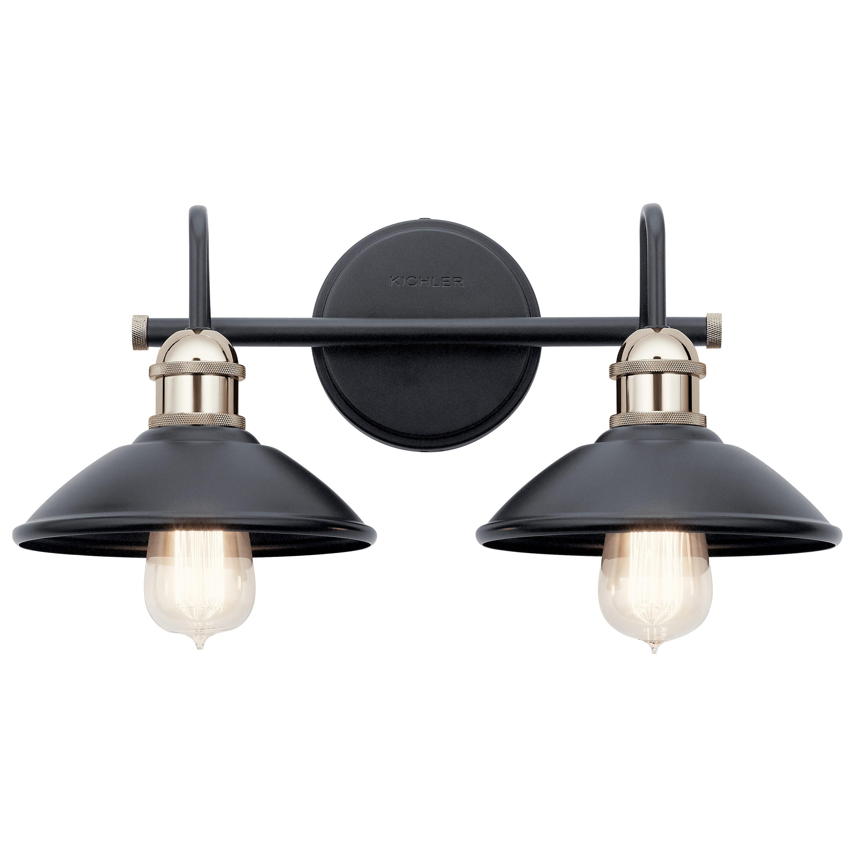 Kichler Lighting Clyde 2 - Light Vanity in  Black