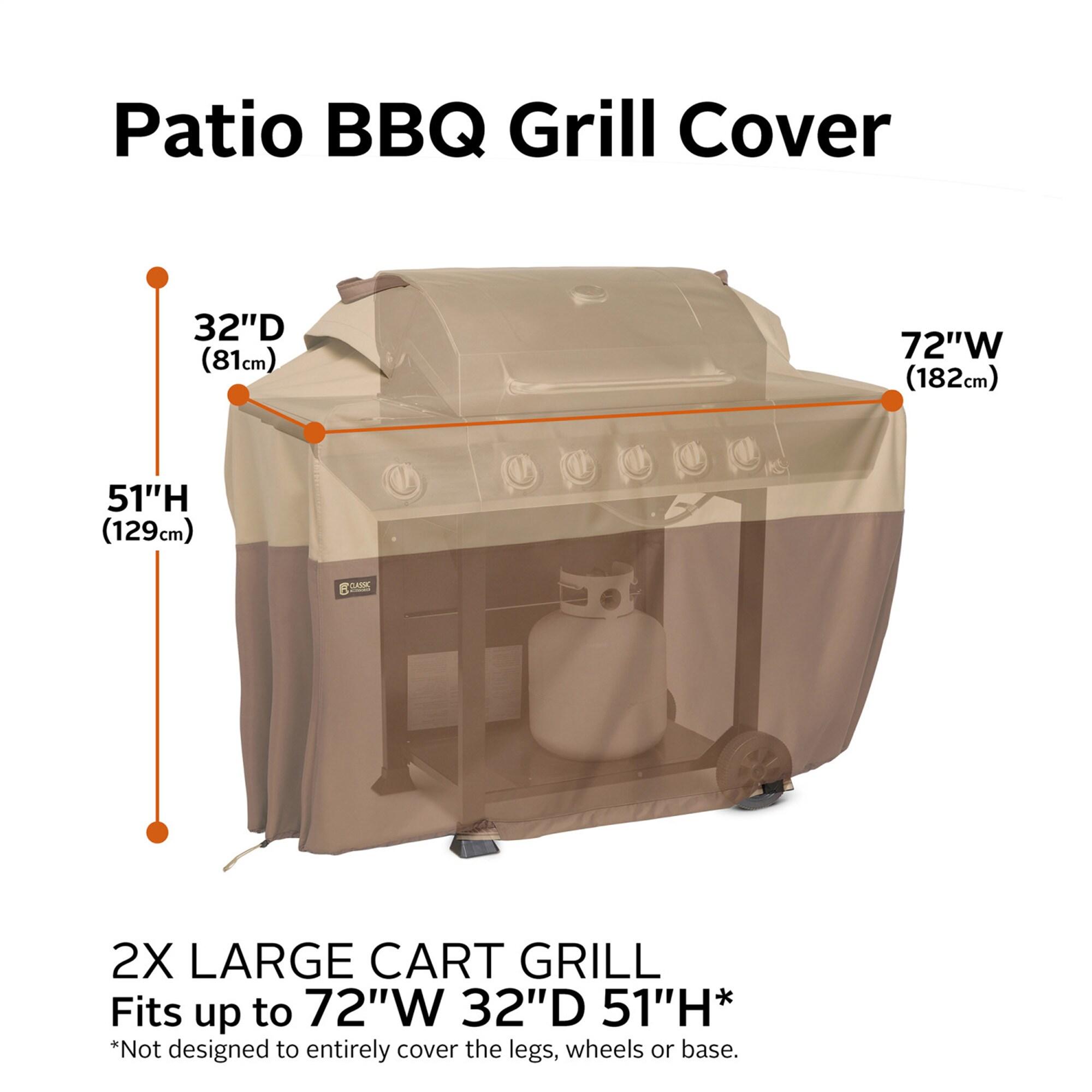 Classic Accessories 72" Veranda's Best Waterproof BBQ Grill Cover Beige