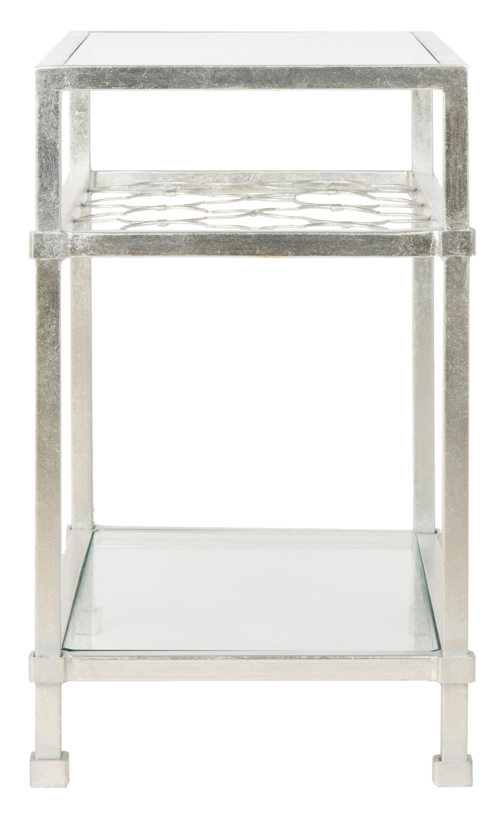 Hanzel Side Table - Silver - Safavieh.