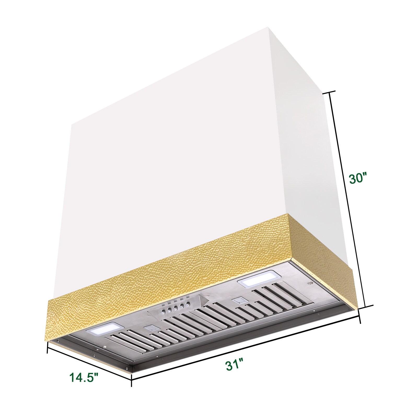 Akicon 600 CFM Ducted (Vented) Wall Mounted Required Range Hood