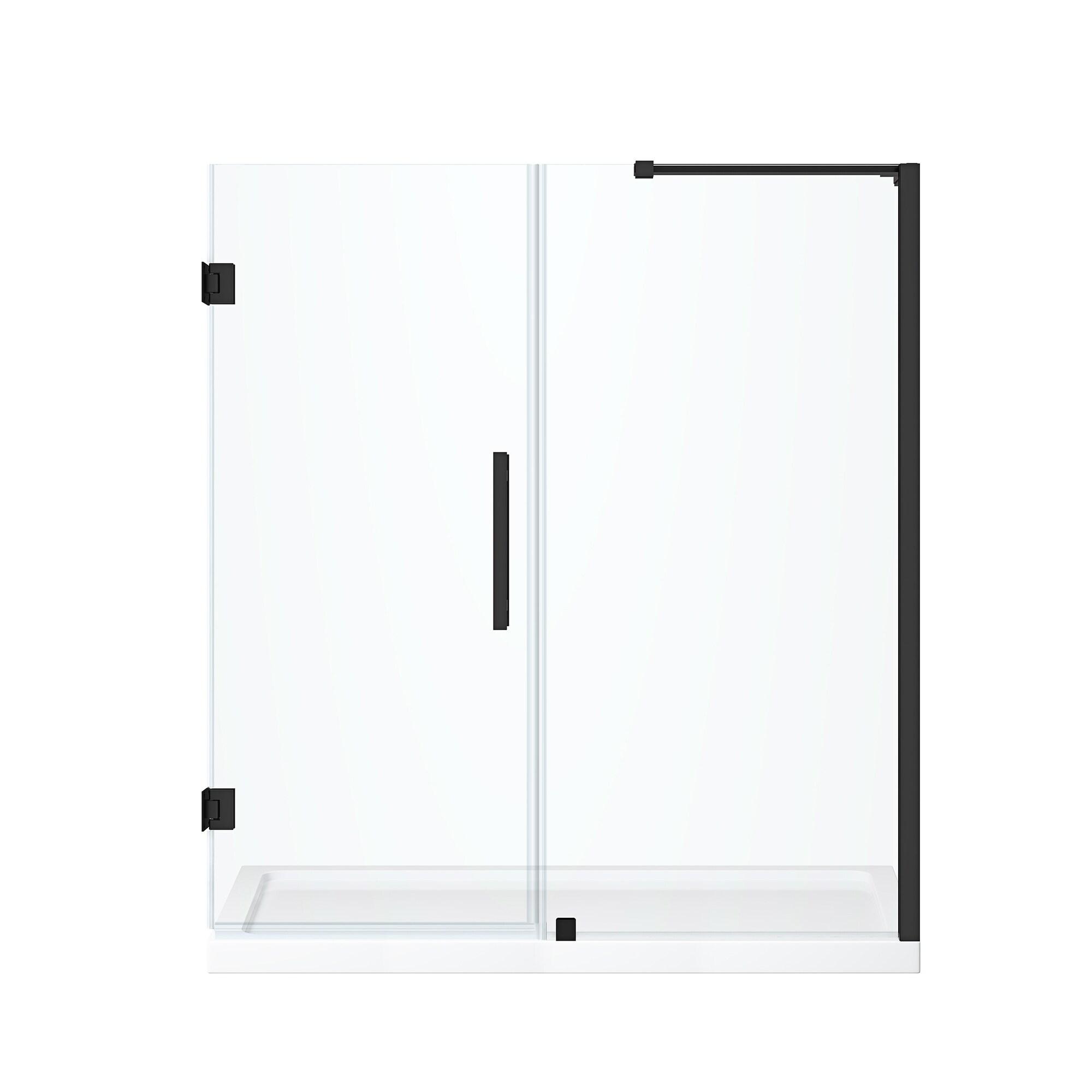 Ove Decors Endless Tampa-Pro 60" W x 72" H Alcove Frameless Shower Kit, Door, Panel, Base TP0180190