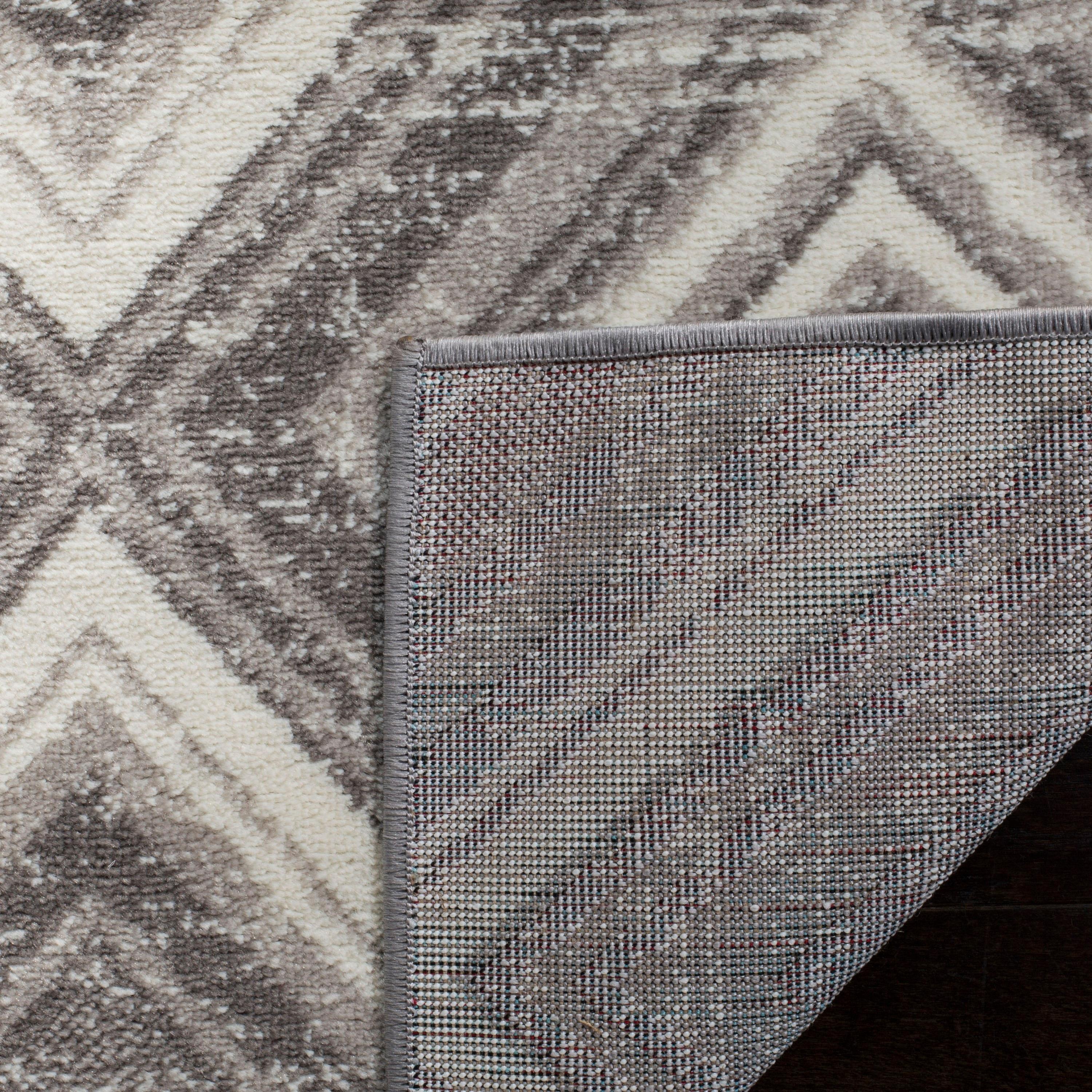 Skyler SKY120 Power Loomed Indoor Area Rug - Grey/Ivory - 4'x6' - Safavieh