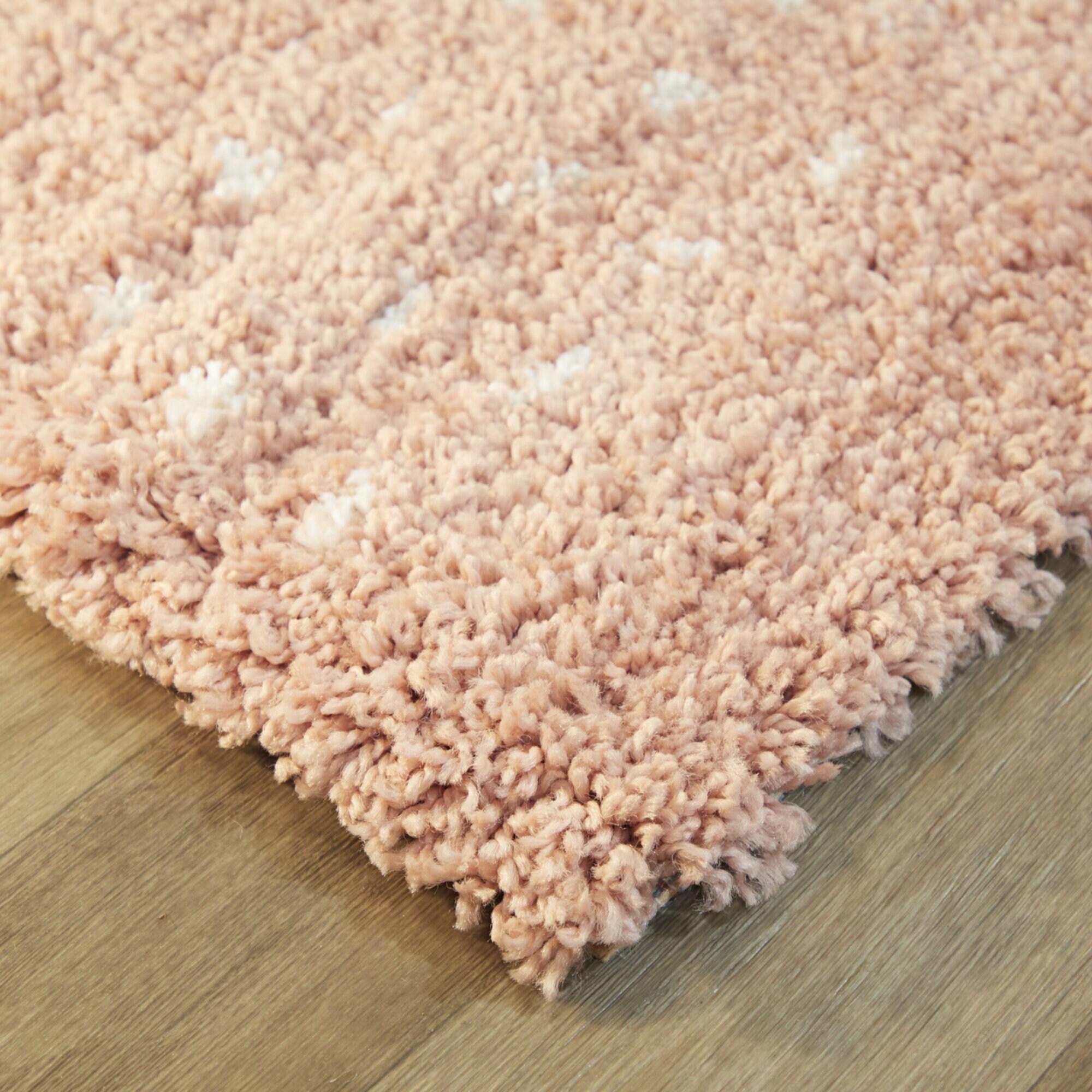 5'3"x7' Kalpana Kids' Rug Pink - Balta Rugs: Geometric, Playroom, Bedroom, High Pile, UV & Stain Resistant