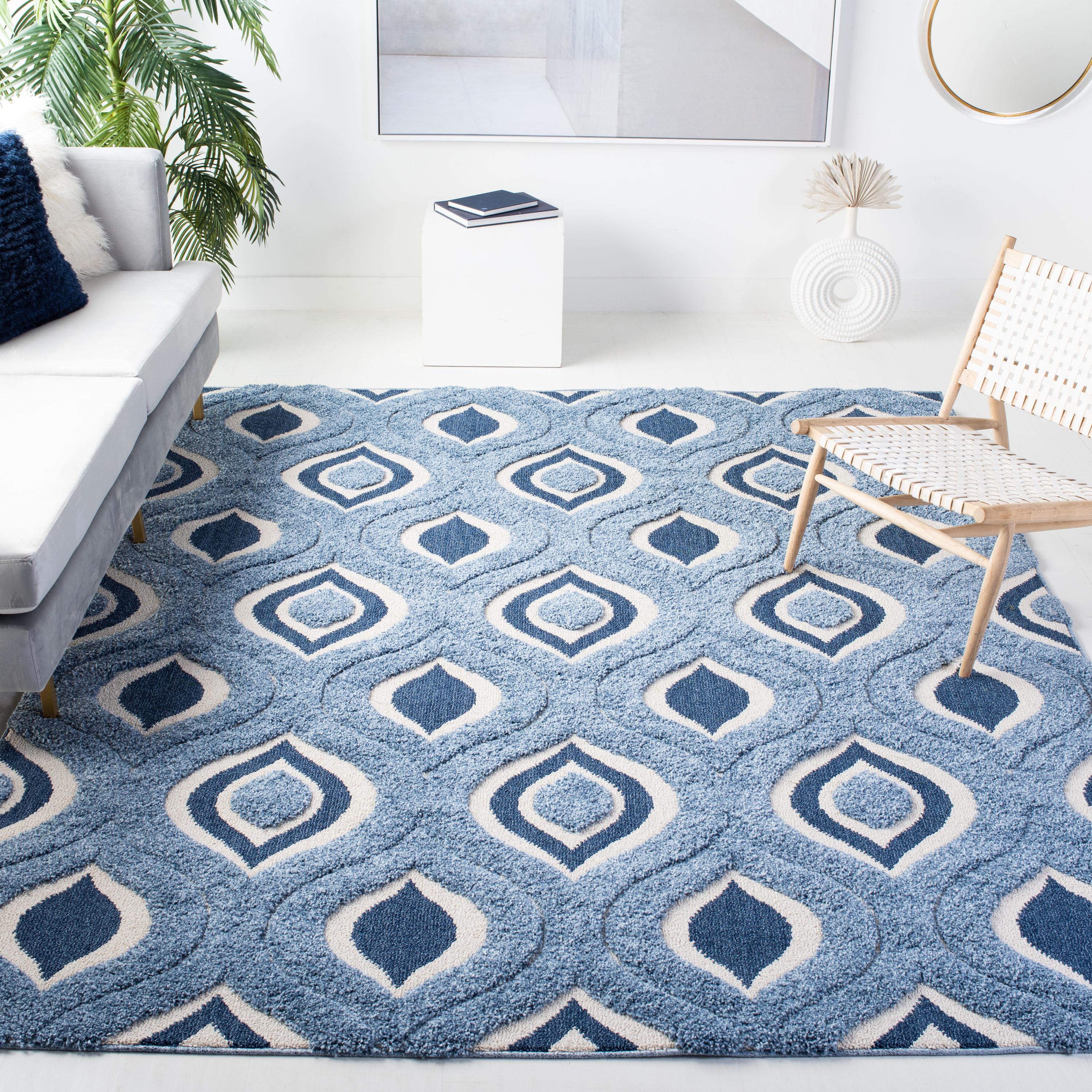 George Oliver Florida Shag Performance Geometric Rug