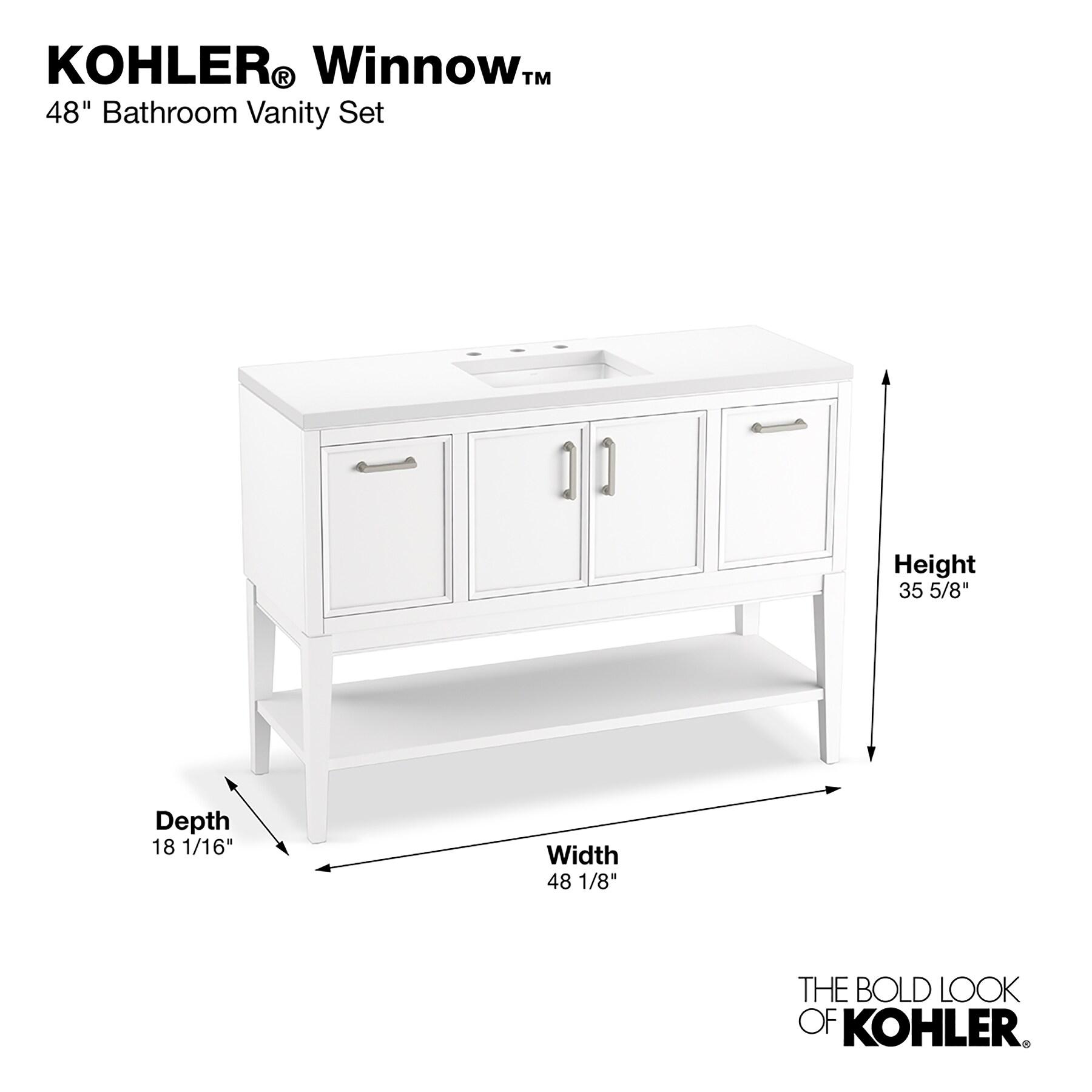 Winnow 48-In Bathroom Vanity Set