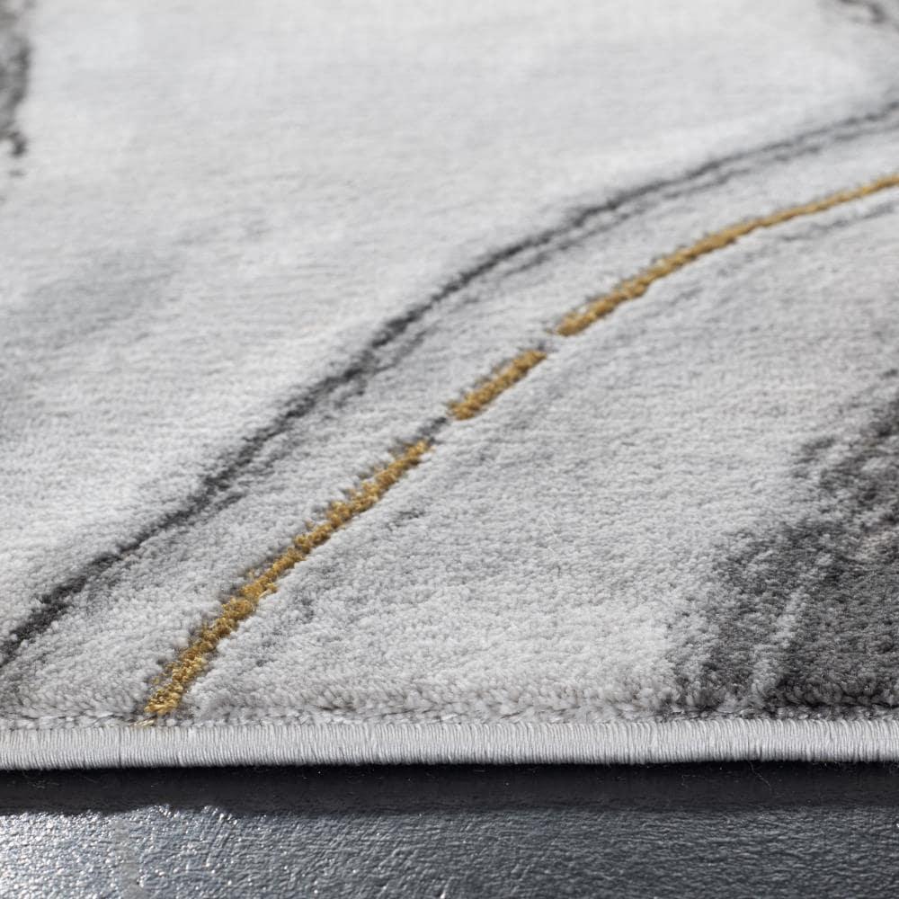 Craft CFT819 Loomed Indoor Area Rug - Grey/Gold - 5'3"x5'3" - Safavieh