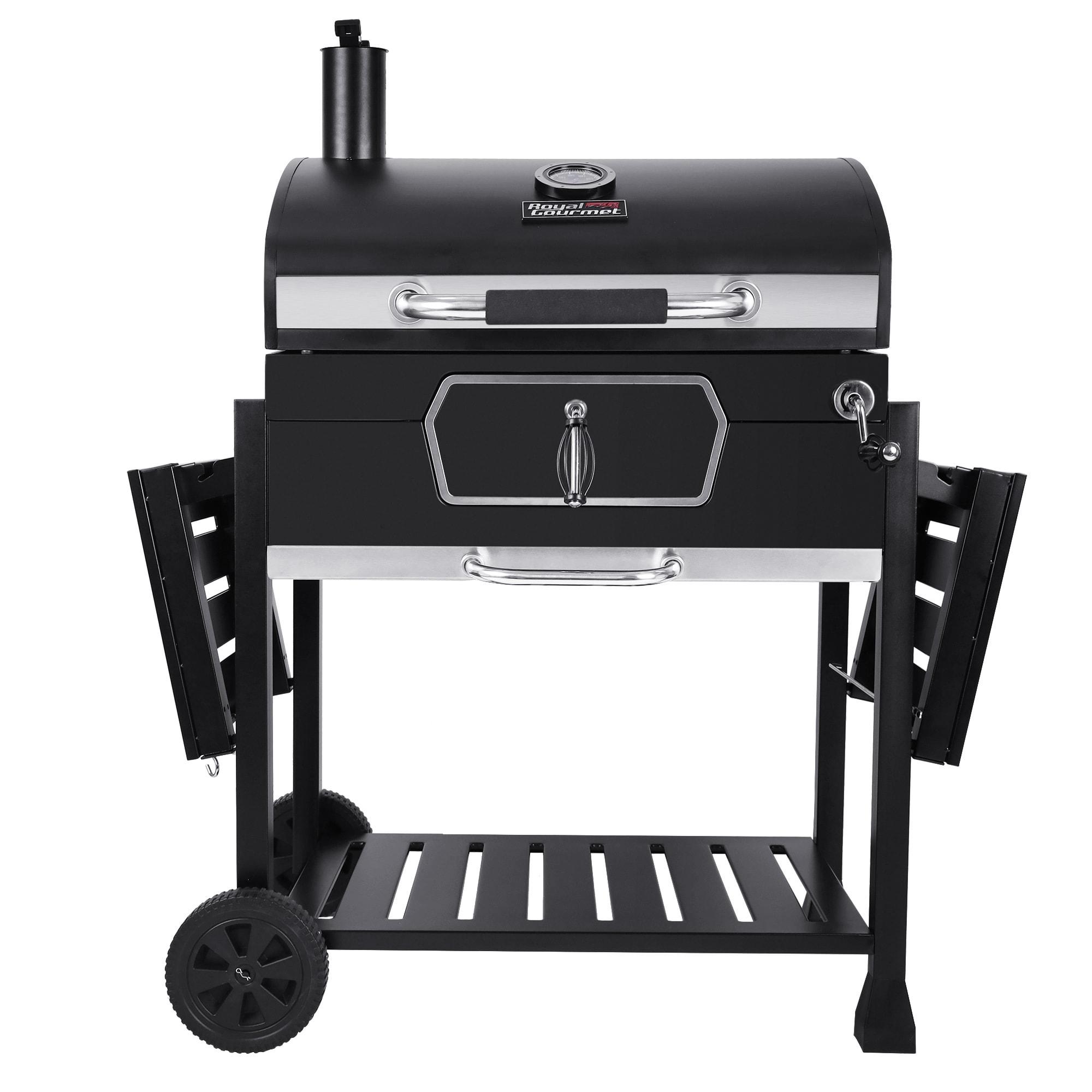 Royal Gourmet Deluxe 30-Inch Charcoal Grill, Black