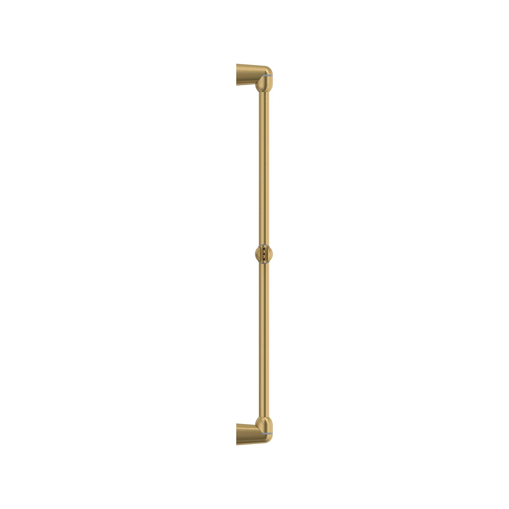 Adjustable 36-Inch Gold Stainless Steel Shower Slide Bar