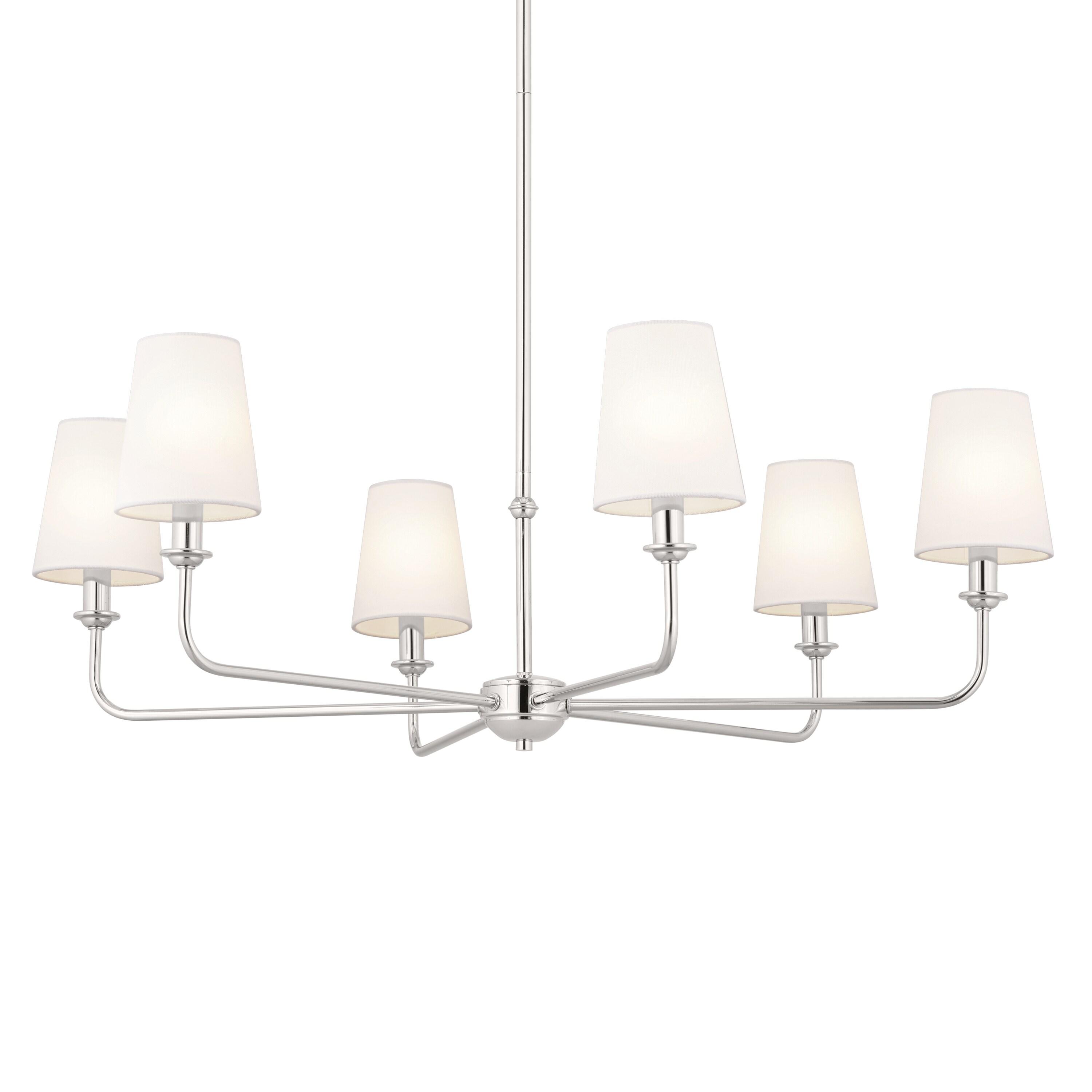 6 - Light Dimmable Classic / Traditional Chandelier