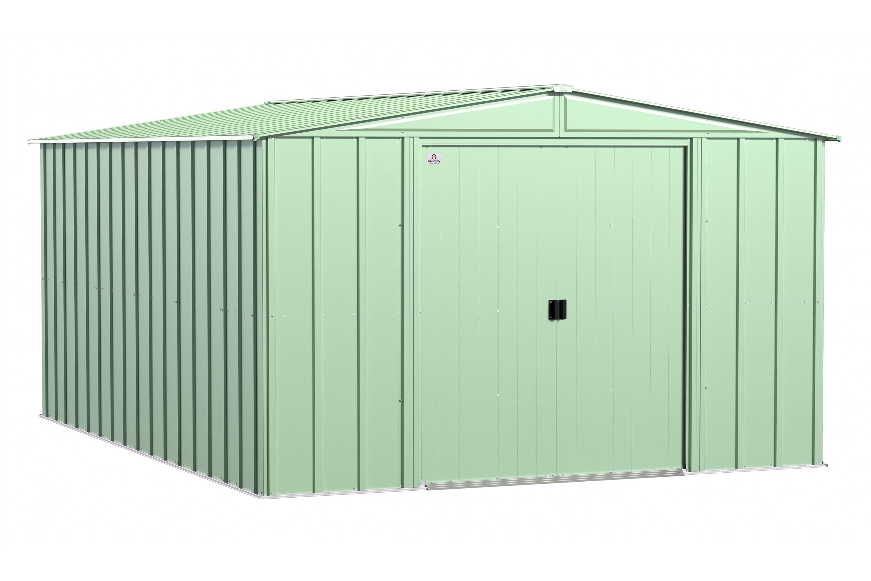 Arrow 10 ft. W x 13 ft. 5 in. D Steel Vertical Storage Shed
